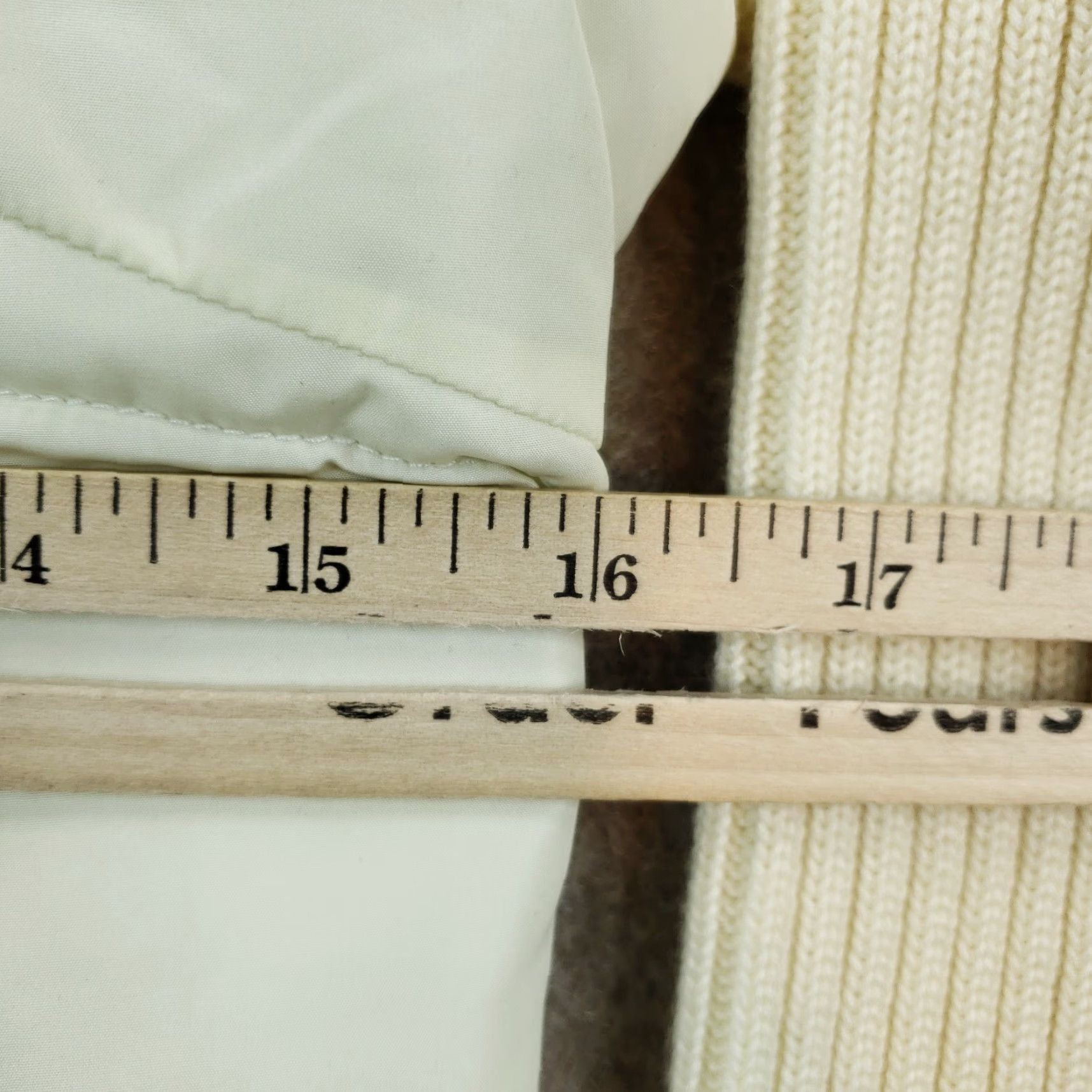 White House Black Market White House Black Market Womens Small Beige Full Zip Knit Jacket Size S / US 4 / IT 40 - 4 Thumbnail