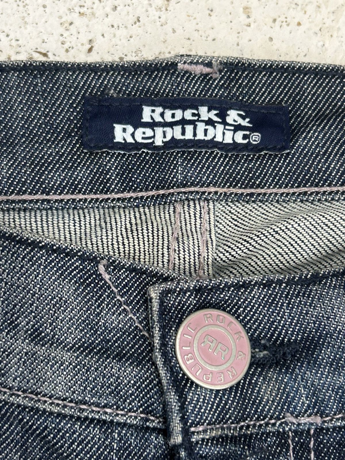 Hysteric Glamour Vintage Extreme Flare Jeans Rock Republic Sanforized Denim Size US 31 - 18 Thumbnail