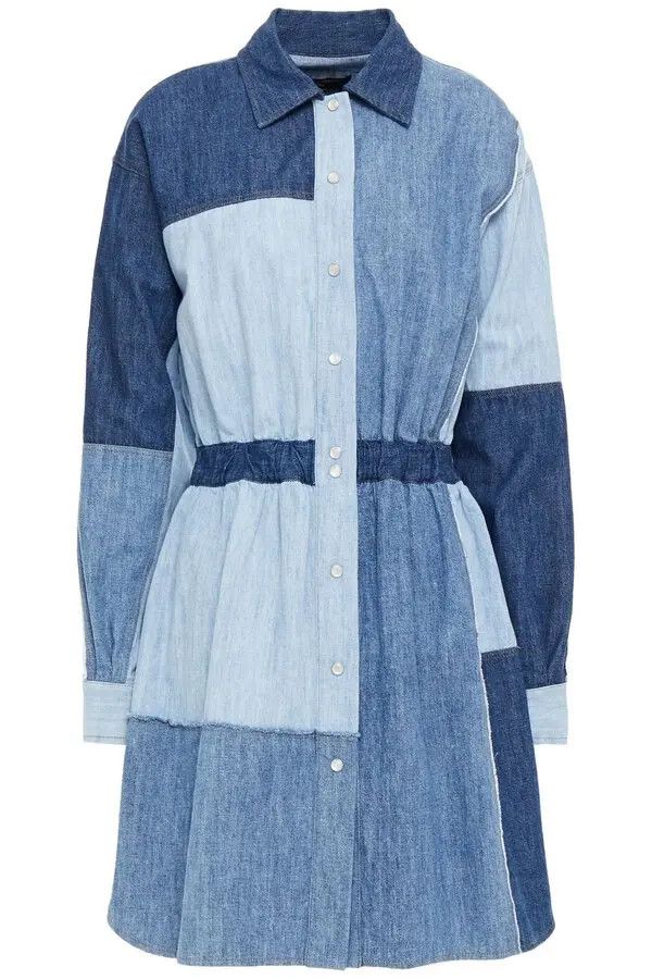 Dolce & Gabbana o1y0825 Mini Denim Dress in Blue Size M / US 6-8 / IT 42-44 - 1 Thumbnail