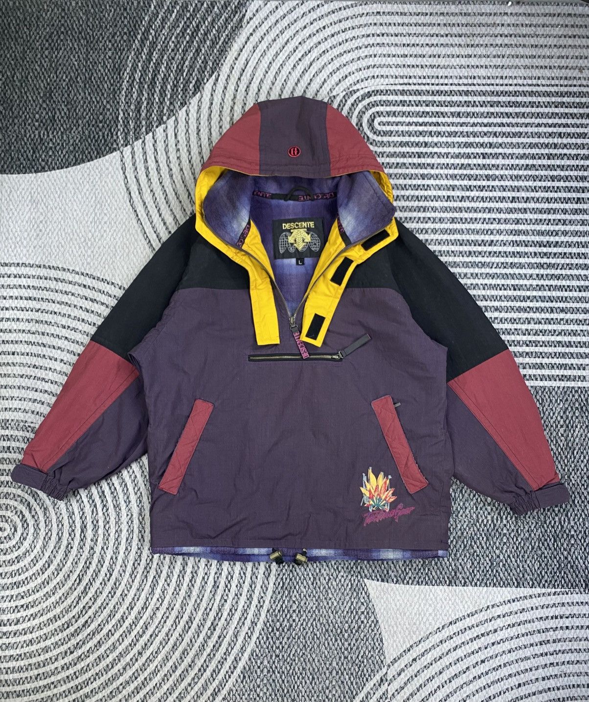 Descente Vtg 90s Descente Technogear Color Block Ski Anorak Jacket Size US XL / EU 56 / 4 - 5 Thumbnail