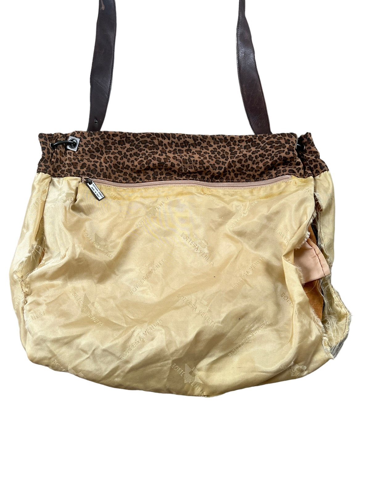 Bottega Veneta × Vintage Vintage Bottega Veneta Leopard Print Crossbody Bag Size ONE SIZE - 16 Thumbnail