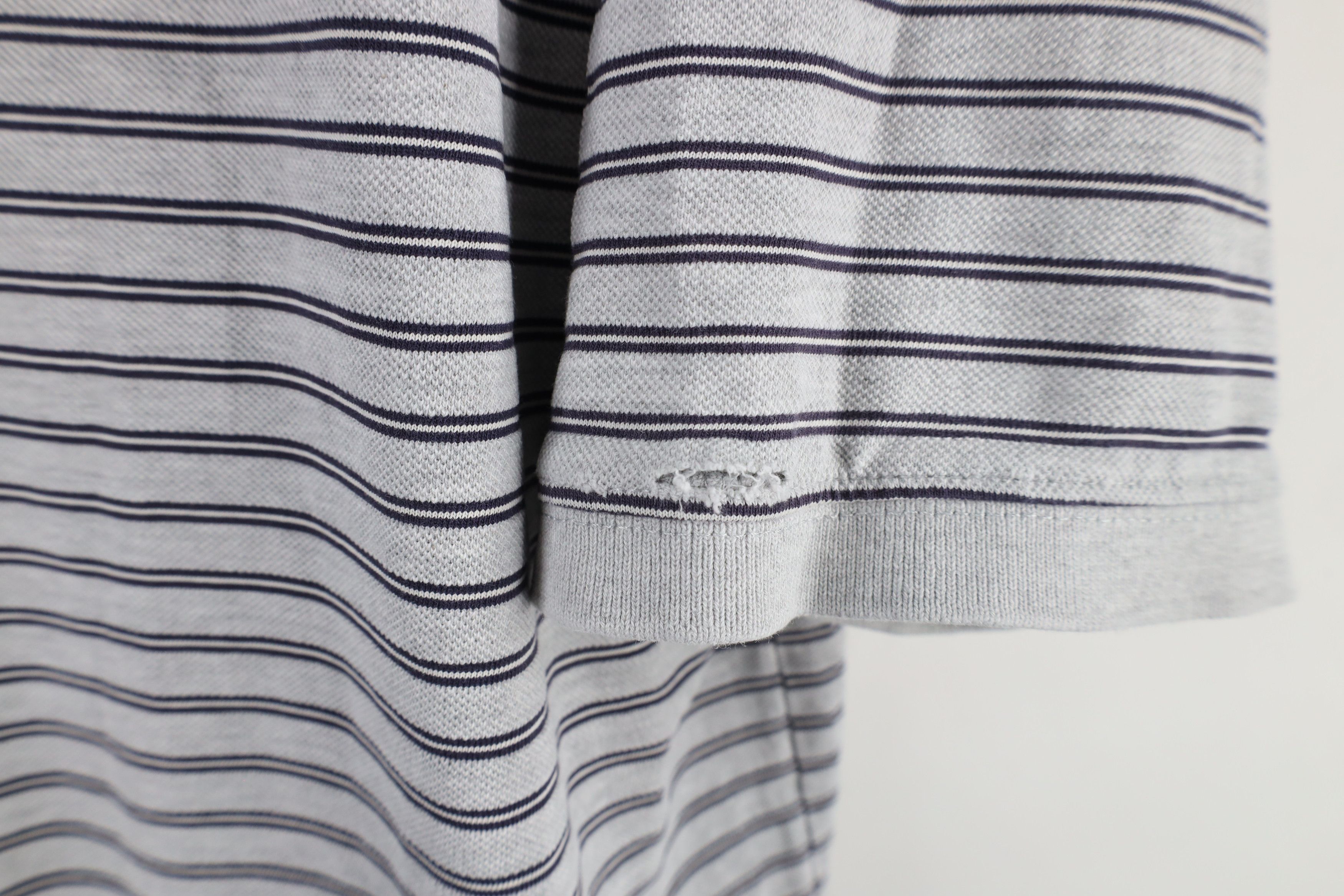 Eddie Bauer × Vintage Vintage 90s Eddie Bauer Knit Collared Golf Polo Shirt Gray Size US L / EU 52-54 / 3 - 4 Thumbnail