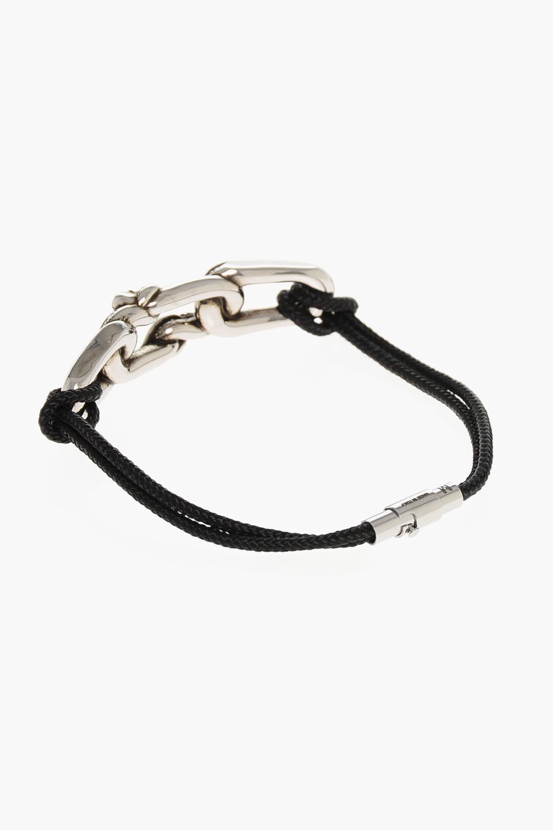 Alexander McQueen og1mm0925 Size: M / Rope Loop Bracelet in Black Size ONE SIZE - 2 Thumbnail