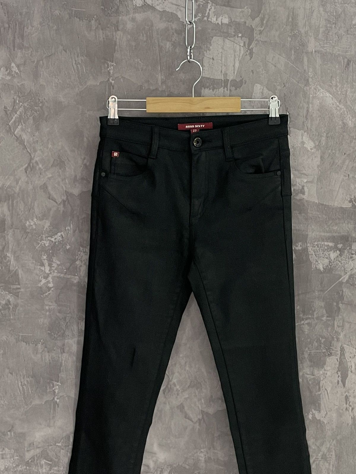 Beauty Beast × Hysteric Glamour × Miss Sixty Vintage Miss Sixty Black Skinny Glamour Y2K Jeans Size 27" / US 4 / IT 40 - 3 Thumbnail