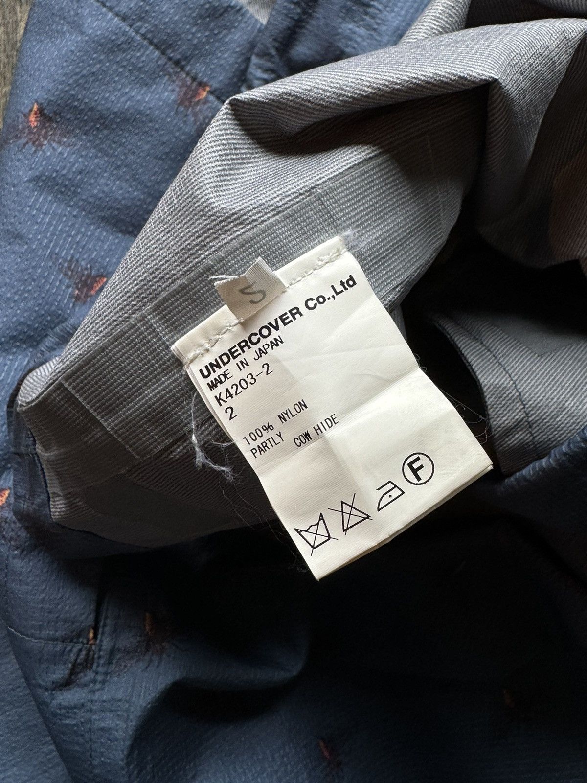 Undercover Undercover Flies Blue Nylon Windbreaker - Size 2 Size US M / EU 48-50 / 2 - 5 Thumbnail