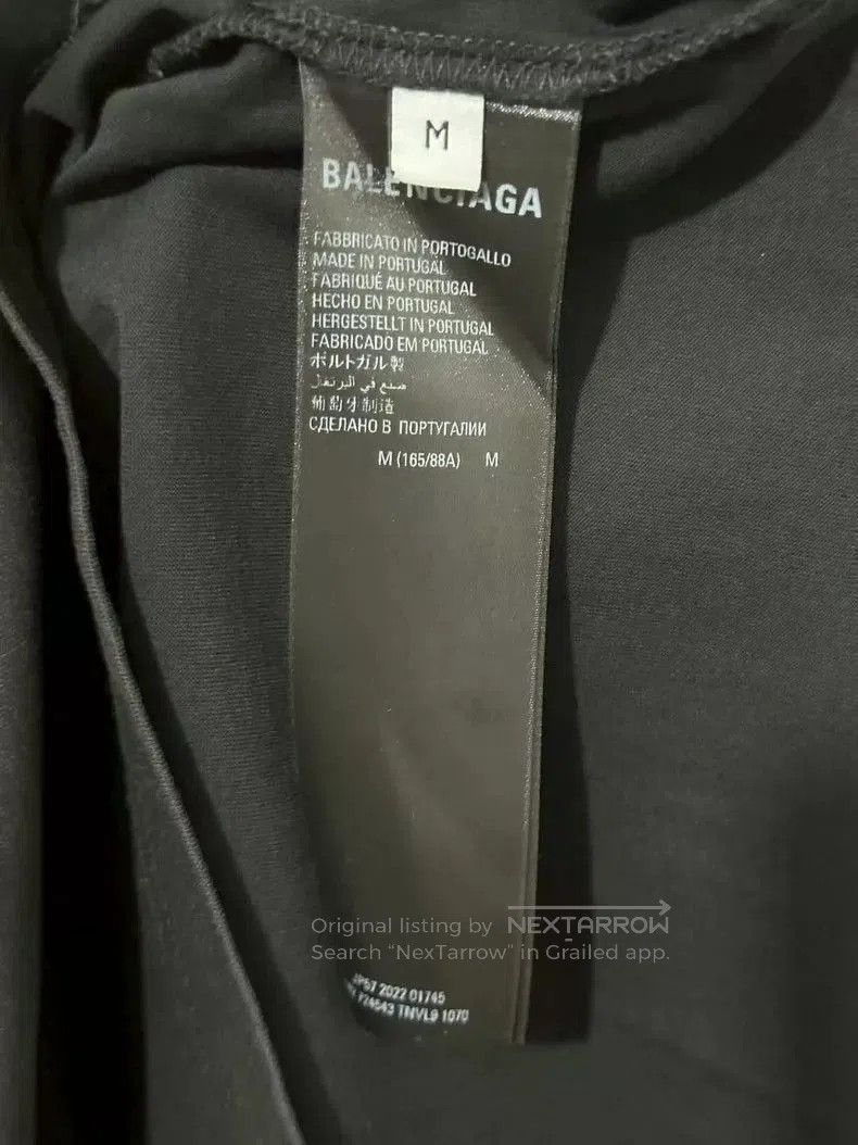 Other Balenciaga Back Logo Black T-shirt. Size US M / EU 48-50 / 2 - 5 Thumbnail