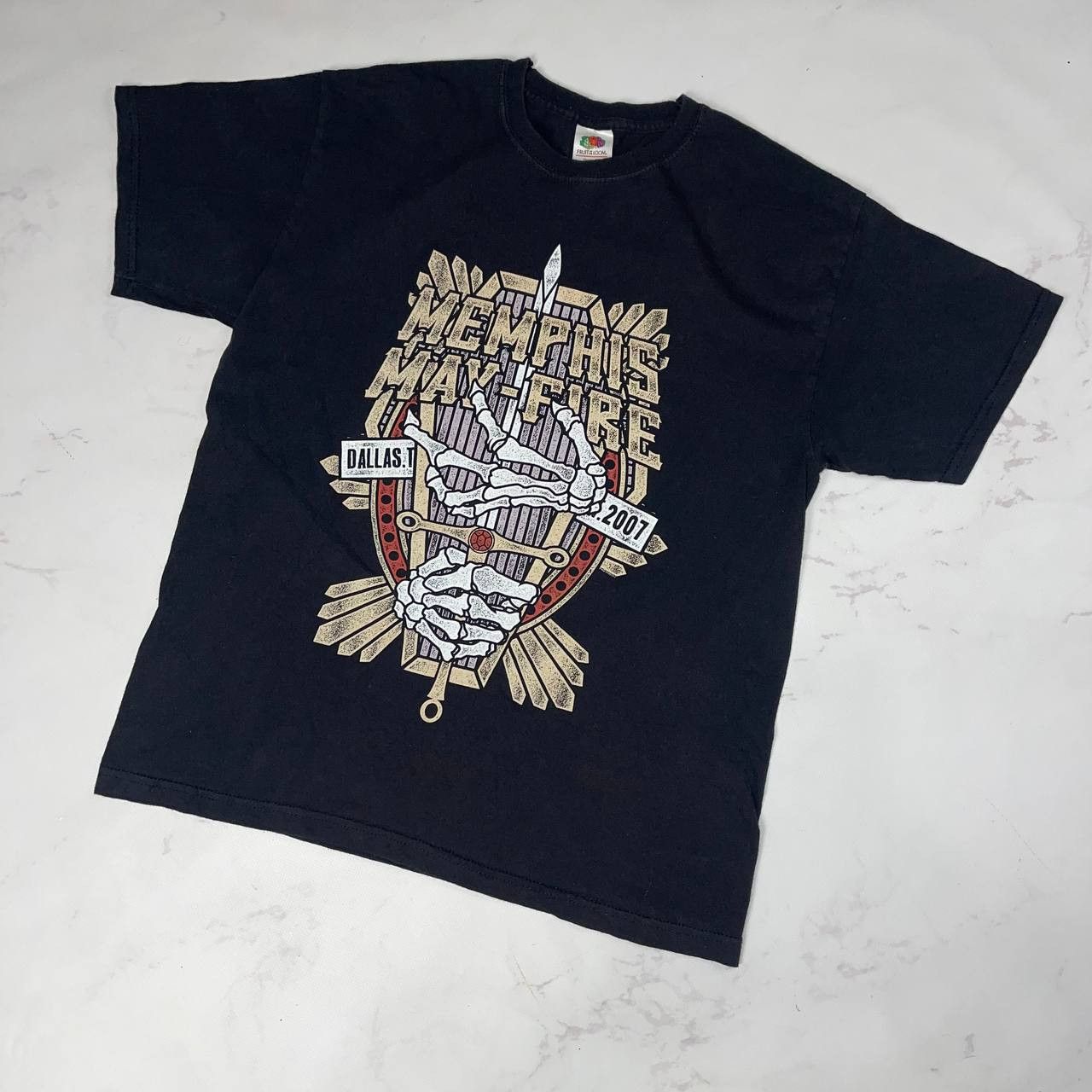 Vintage Vintge x Band Tee RARE PRINT MEMPHIS MAY FIRE DALLAS SZ M Size US M / EU 48-50 / 2 - 5 Thumbnail
