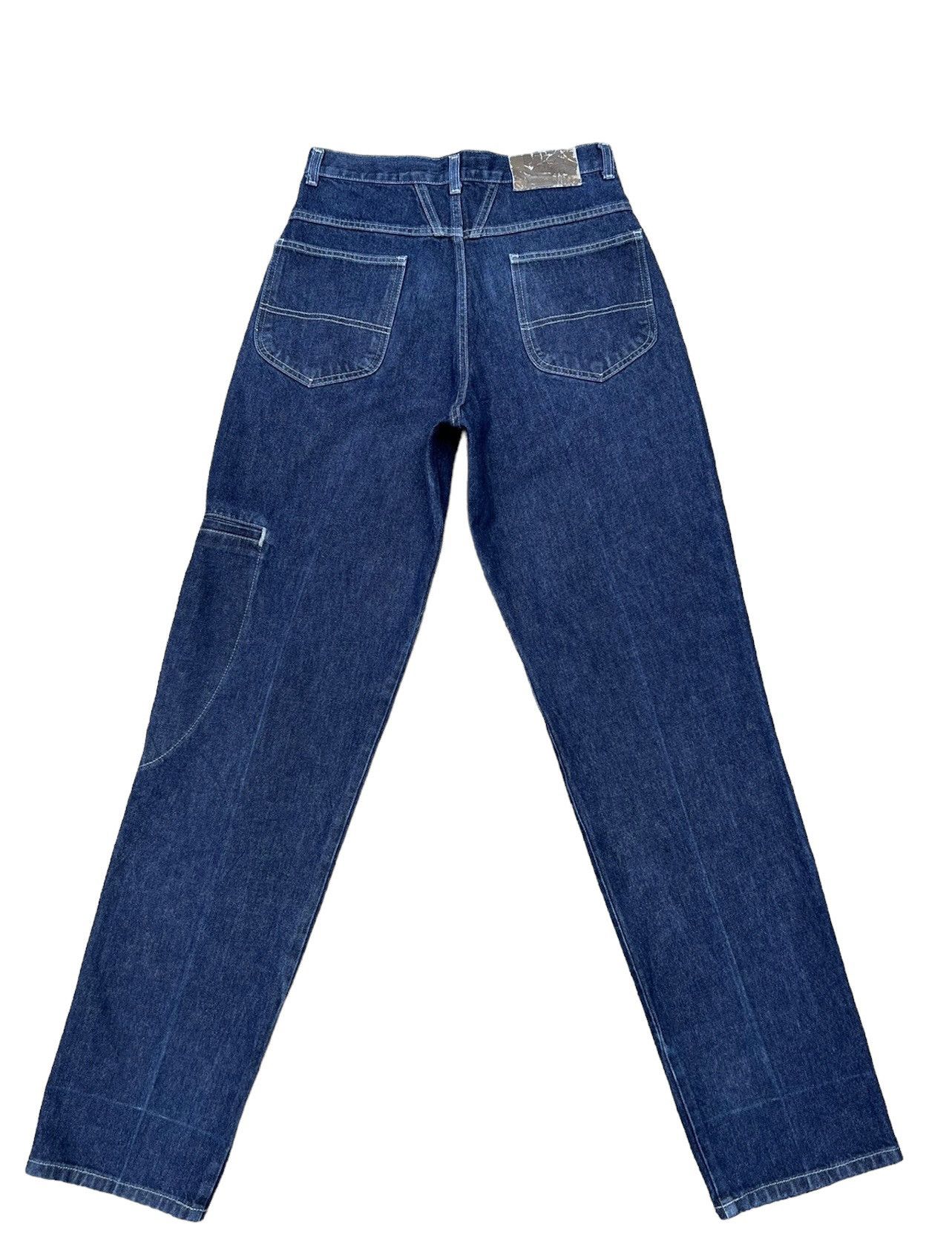 Marithe + Francois Girbaud Vintage 90s MFG Baggy Denim Work Jeans Size US 29 - 2 Thumbnail