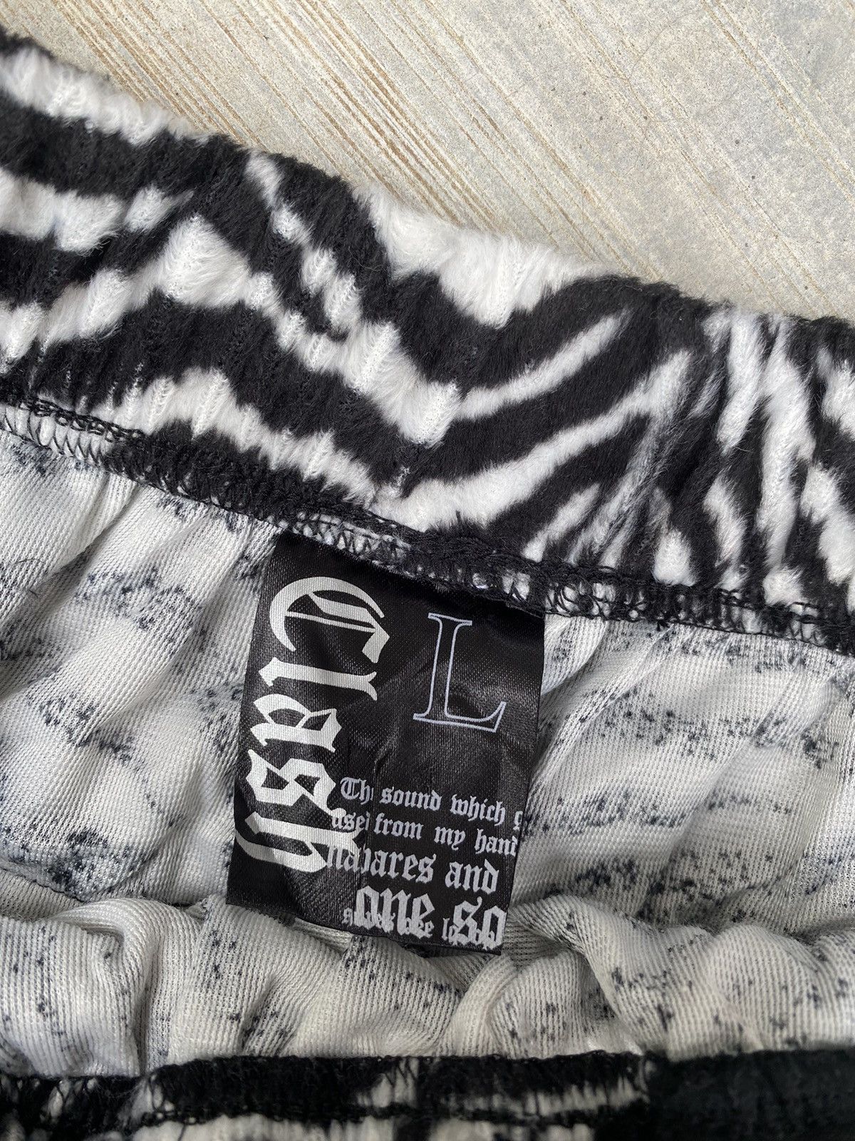 Beauty Beast × Japanese Brand Clash Ahead Zebra Harem Pants Size US 26 / EU 42 - 7 Thumbnail
