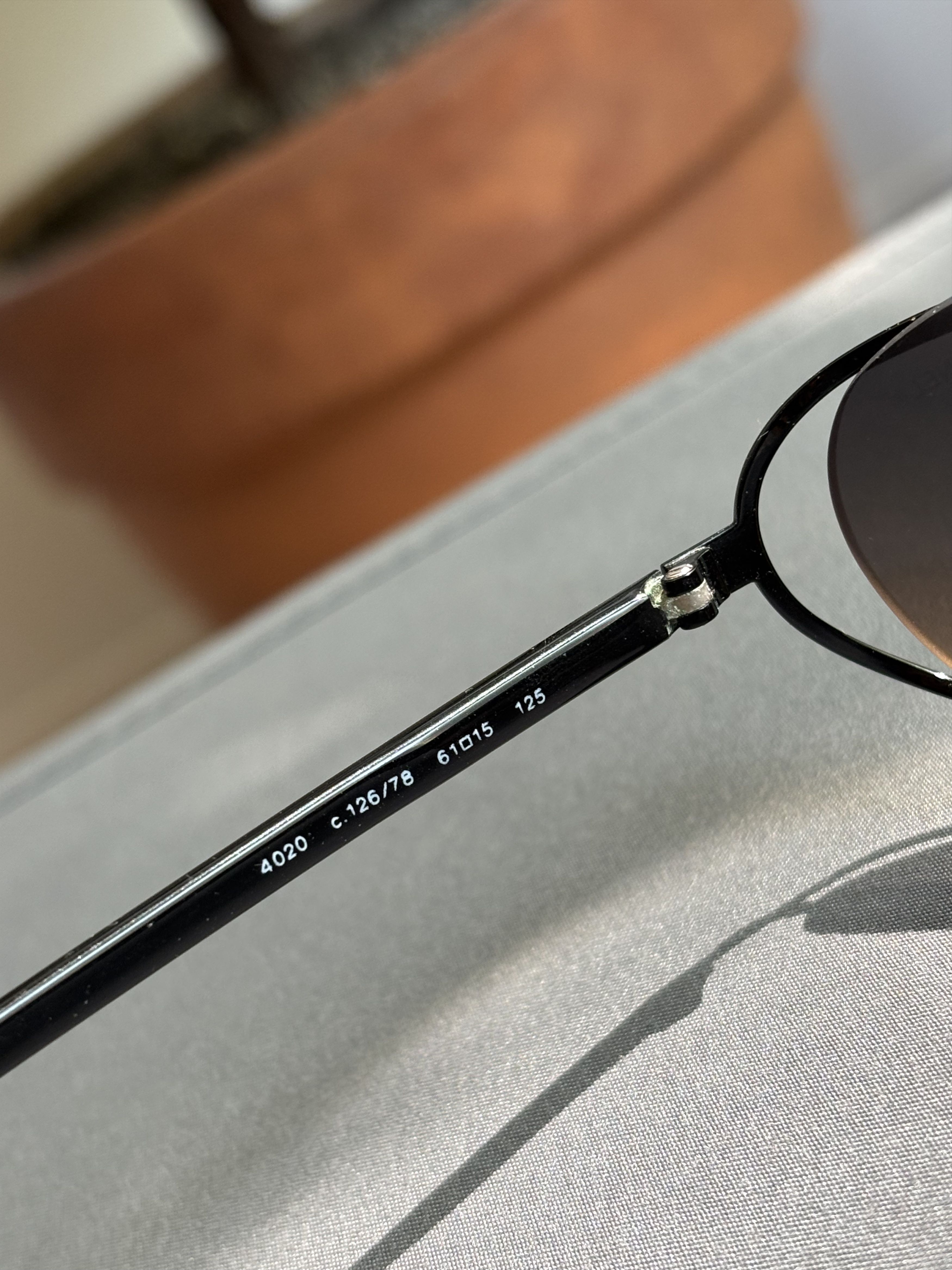 Chanel Chanel Sunglasses 4020 Rhinestone Logo Rimless Vintage Size ONE SIZE - 5 Thumbnail