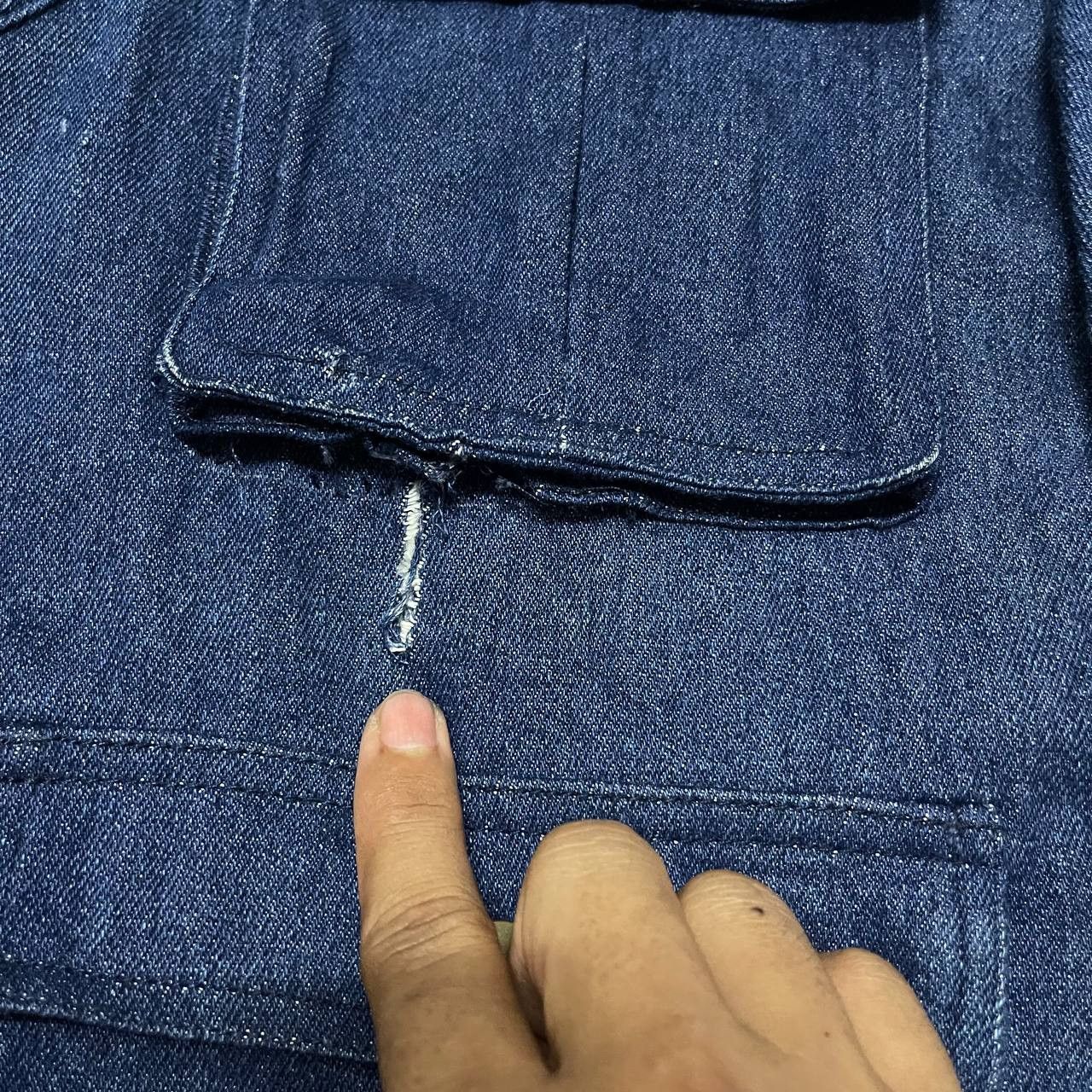 Indigo Vintage CP Campri Utility Mutli Pocket Indigo Vest Size US M / EU 48-50 / 2 - 5 Thumbnail
