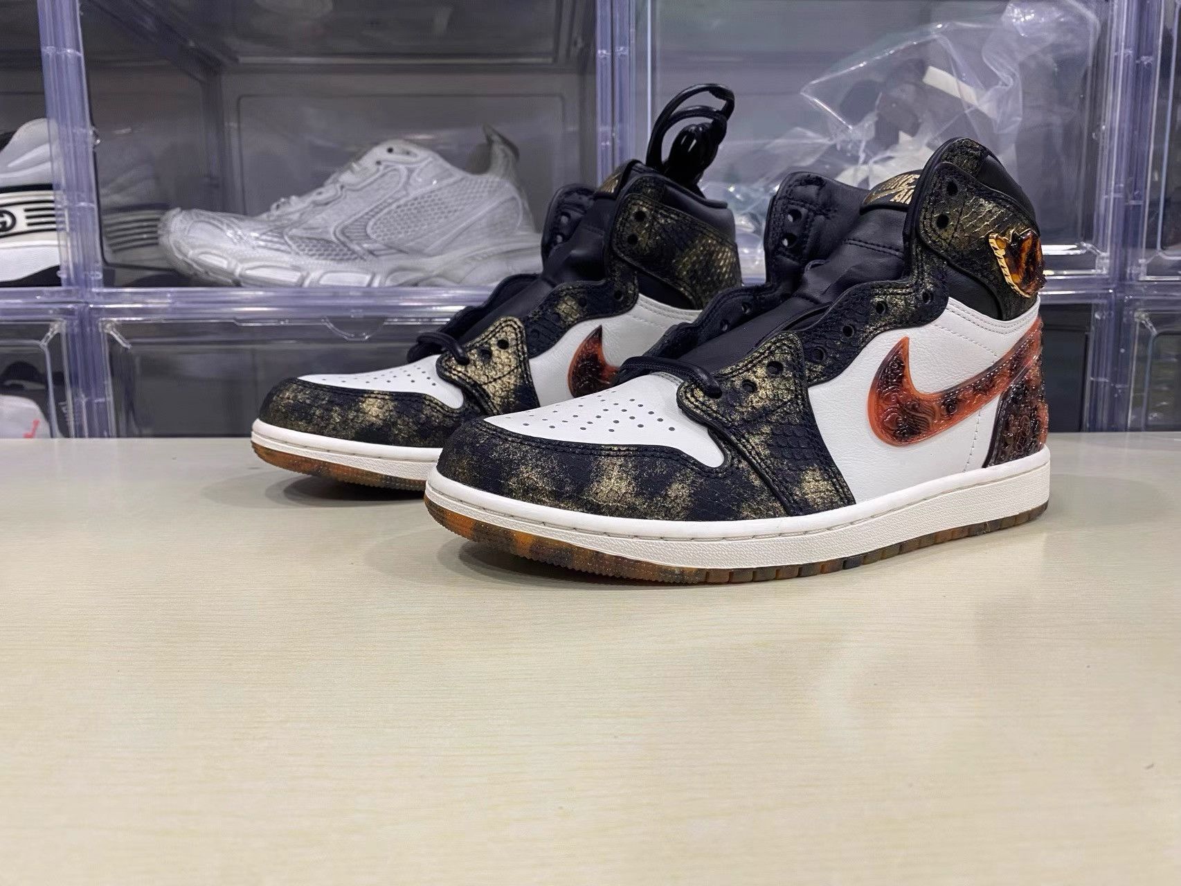 Nike Air Jordan 1 Xuanwu Snake Year Limited Sneakers K36 Size US 8 / EU 41 - 1 Thumbnail