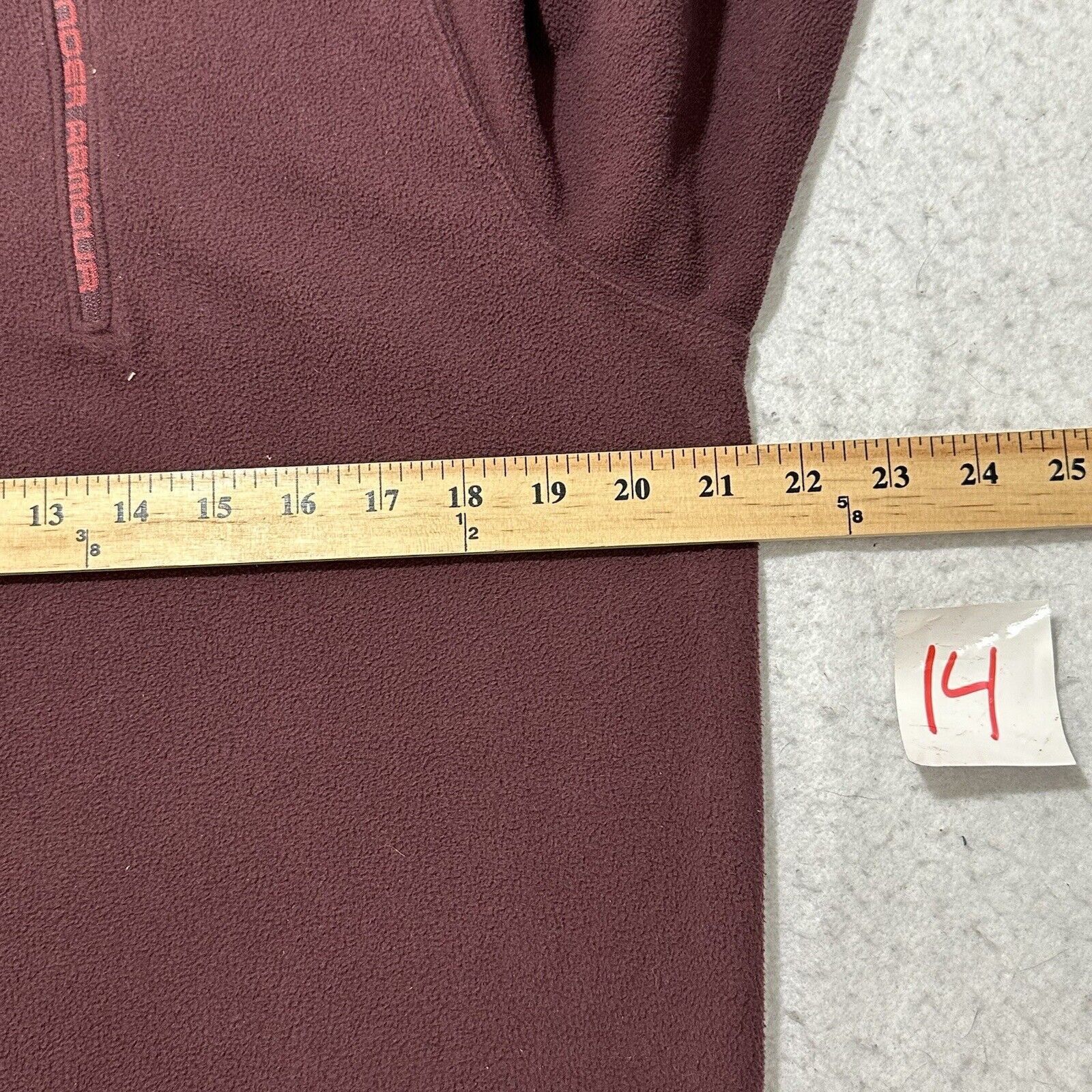 Under Armour Under Armour Medium Loose UA Fever 1/4 Zip Sweatshirt Maroon Size US M / EU 48-50 / 2 - 8 Thumbnail