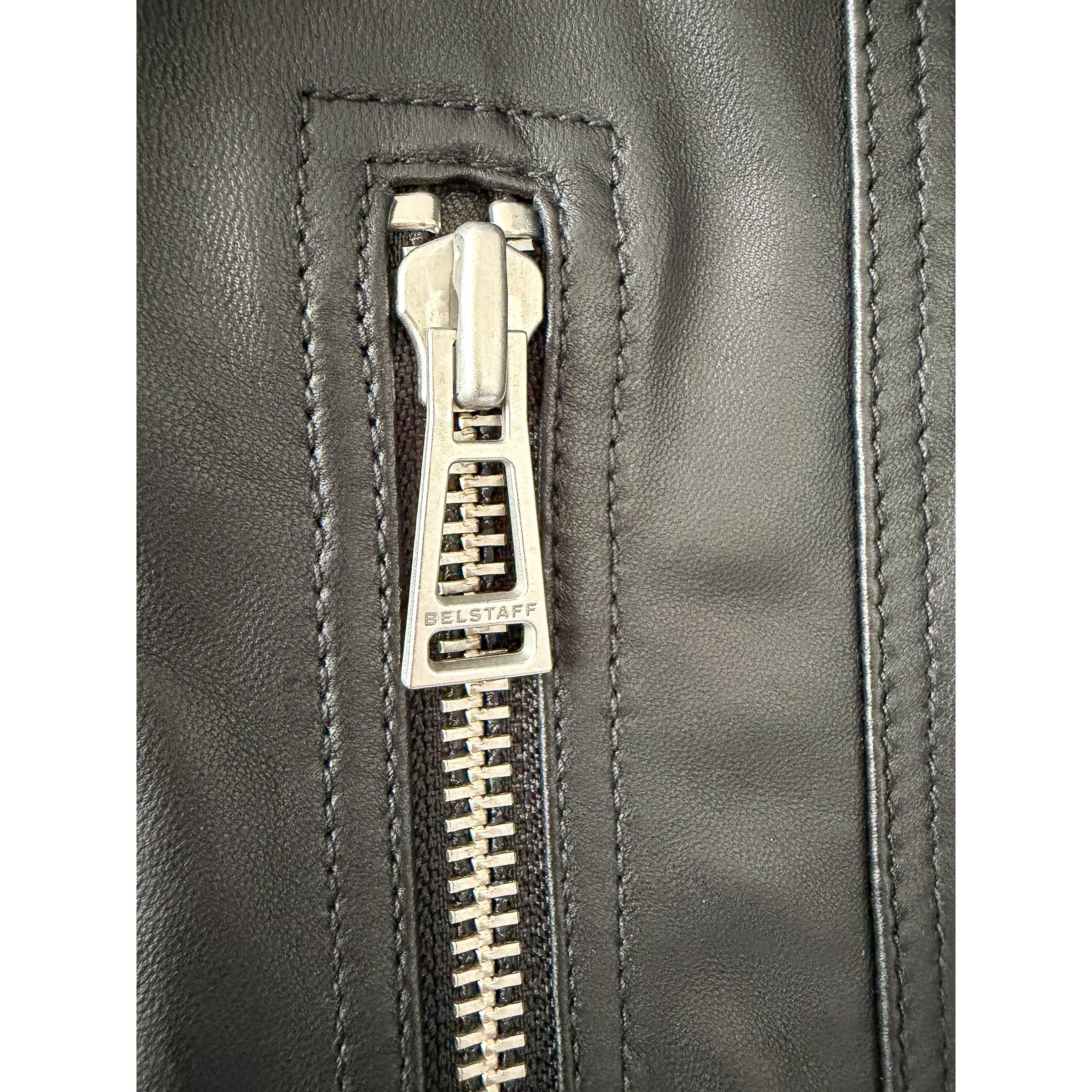 Belstaff Belstaff Black Leather Marianne Biker Jacket Size S / US 4 / IT 40 - 3 Thumbnail