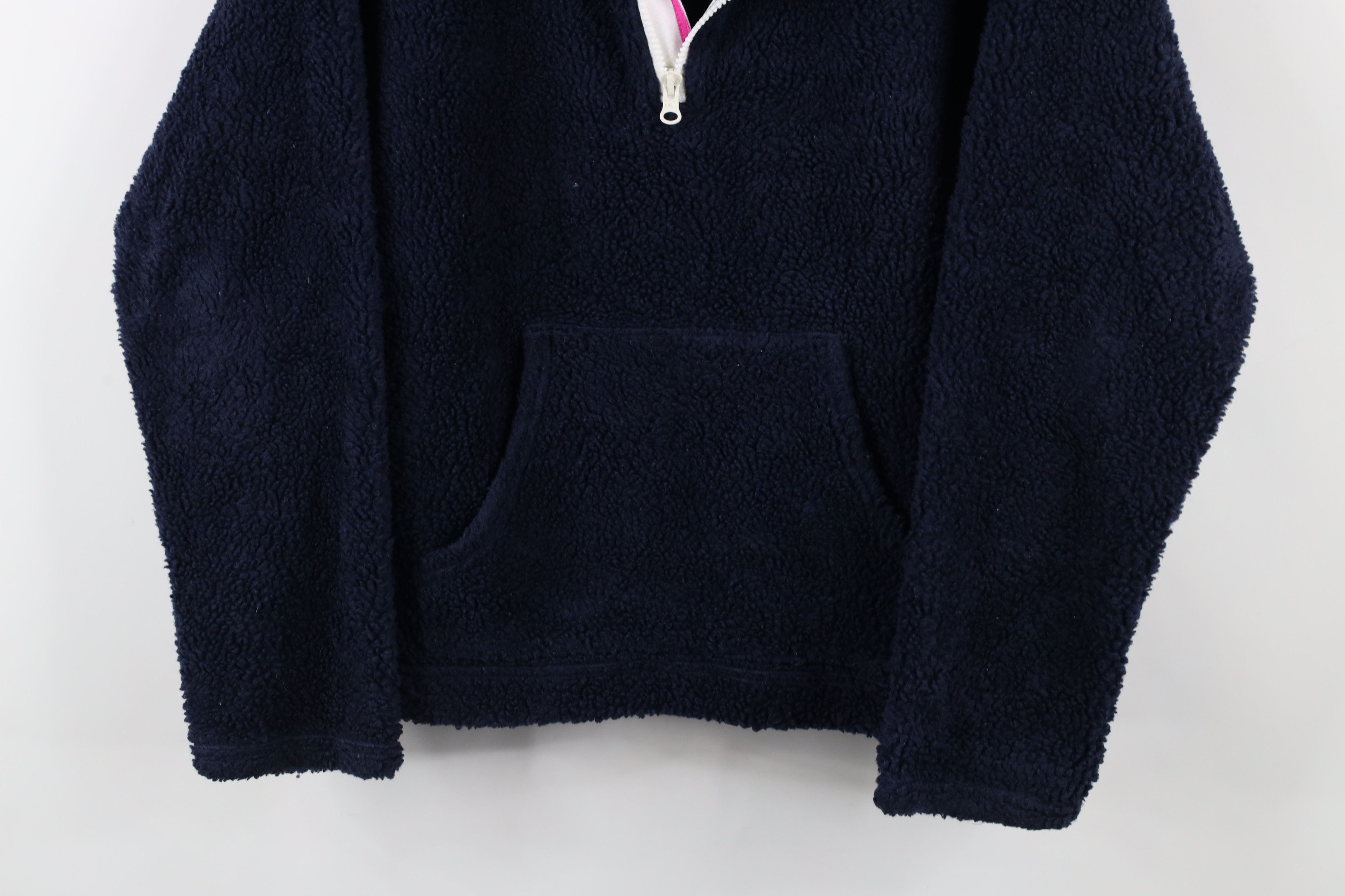 J.Crew × Vintage Vintage J Crew Deep Pile Fleece Half Zip Pullover Sweater Size M / US 6-8 / IT 42-44 - 3 Thumbnail