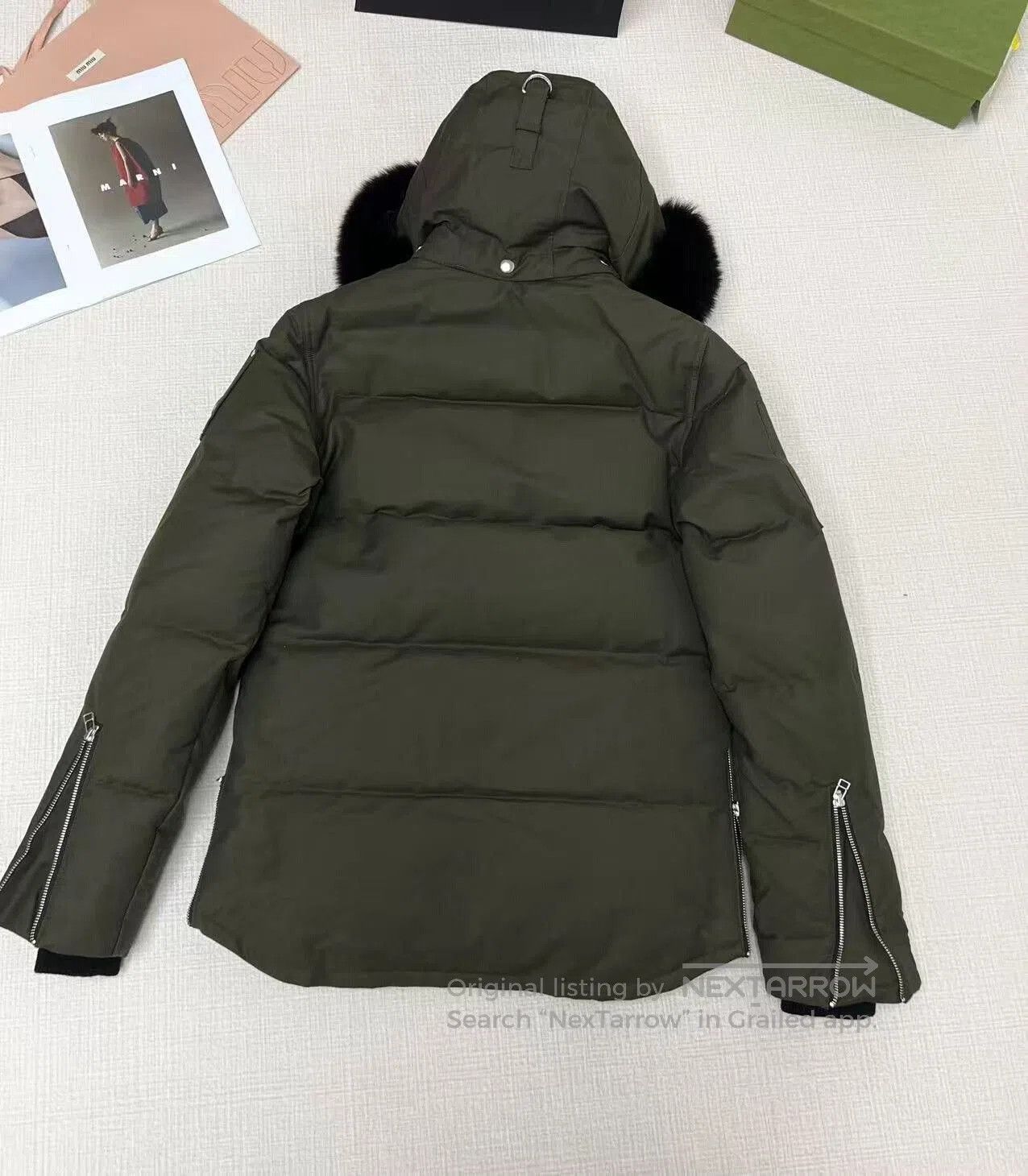 Moose Knuckles Moose Knuckles Olive Green Down Jacket. Size US S / EU 44-46 / 1 - 2 Thumbnail
