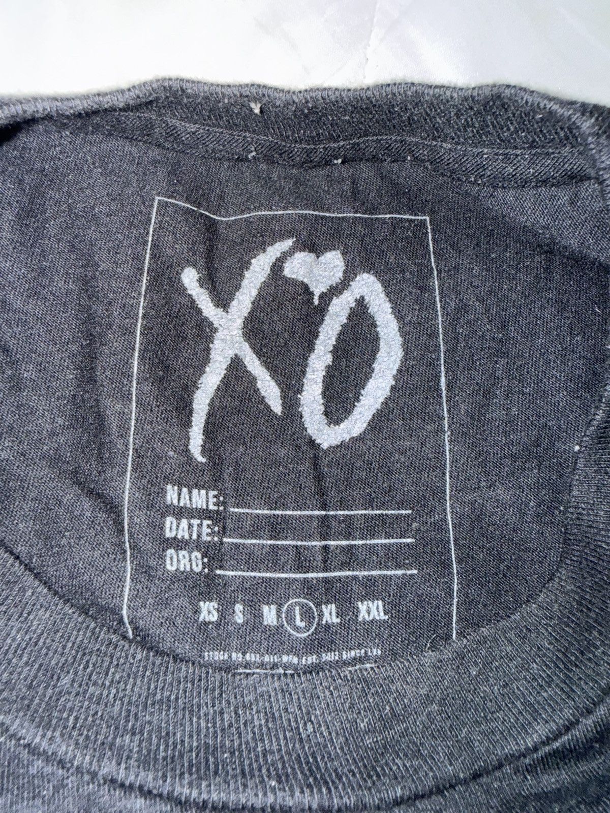 The Weeknd The Weeknd XO black tee Size US L / EU 52-54 / 3 - 3 Thumbnail