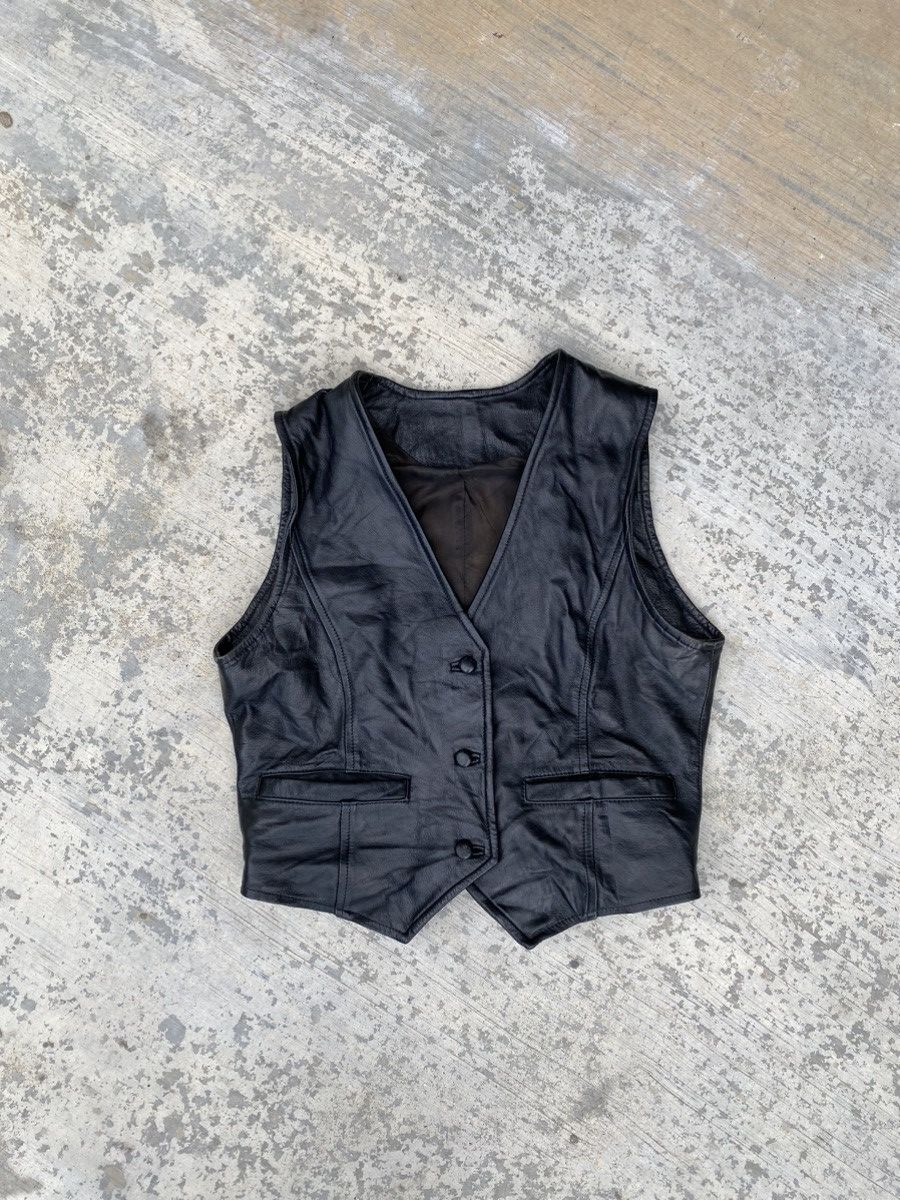 Leather Genuine leather waistcoat Size US XS / EU 42 / 0 - 1 Thumbnail