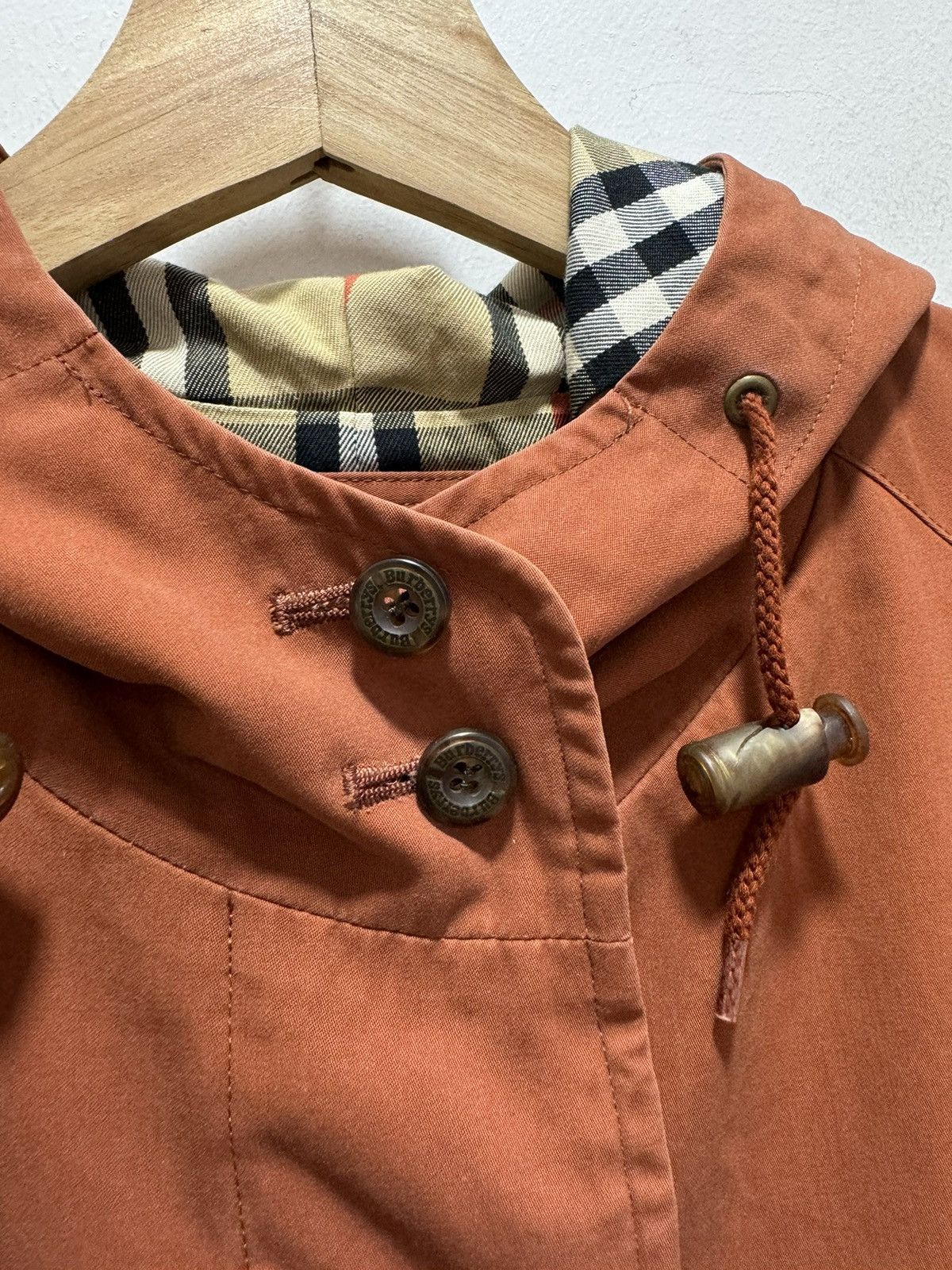 Burberry BURBERRY NOVACHECK LONG JACKET Size L / US 10 / IT 46 - 6 Thumbnail
