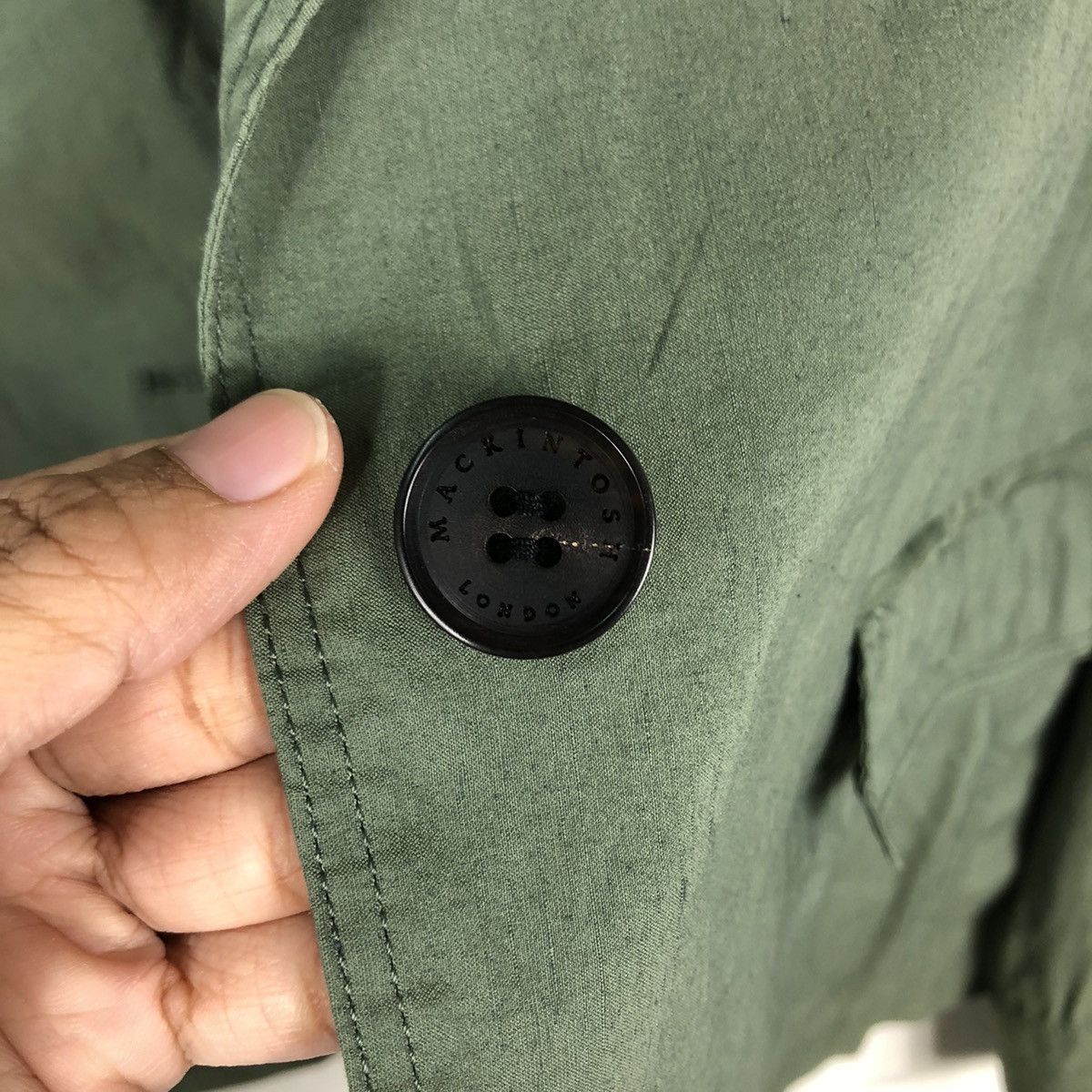 Japanese Brand 🔥Olive Green Military Vintage Chore Jacket Mackintosh Size US M / EU 48-50 / 2 - 16 Thumbnail