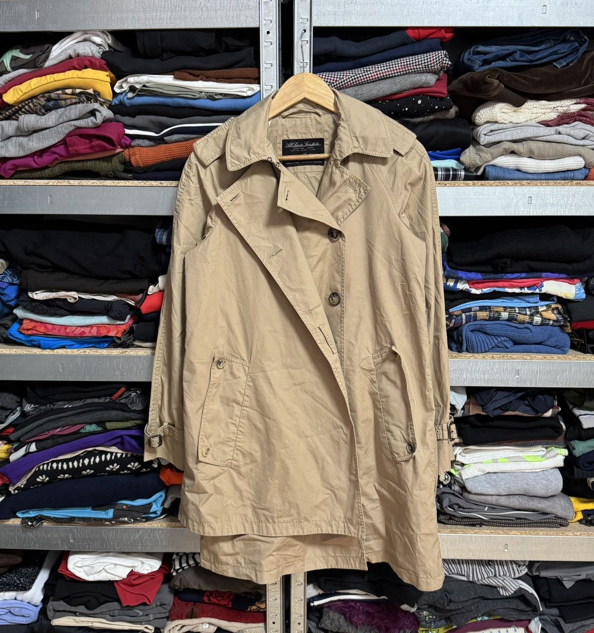 Allsaints AllSaints 12size Hanover Trench coat jacket old money 00s Size XL / US 12-14 / IT 48-50 - 20 Thumbnail