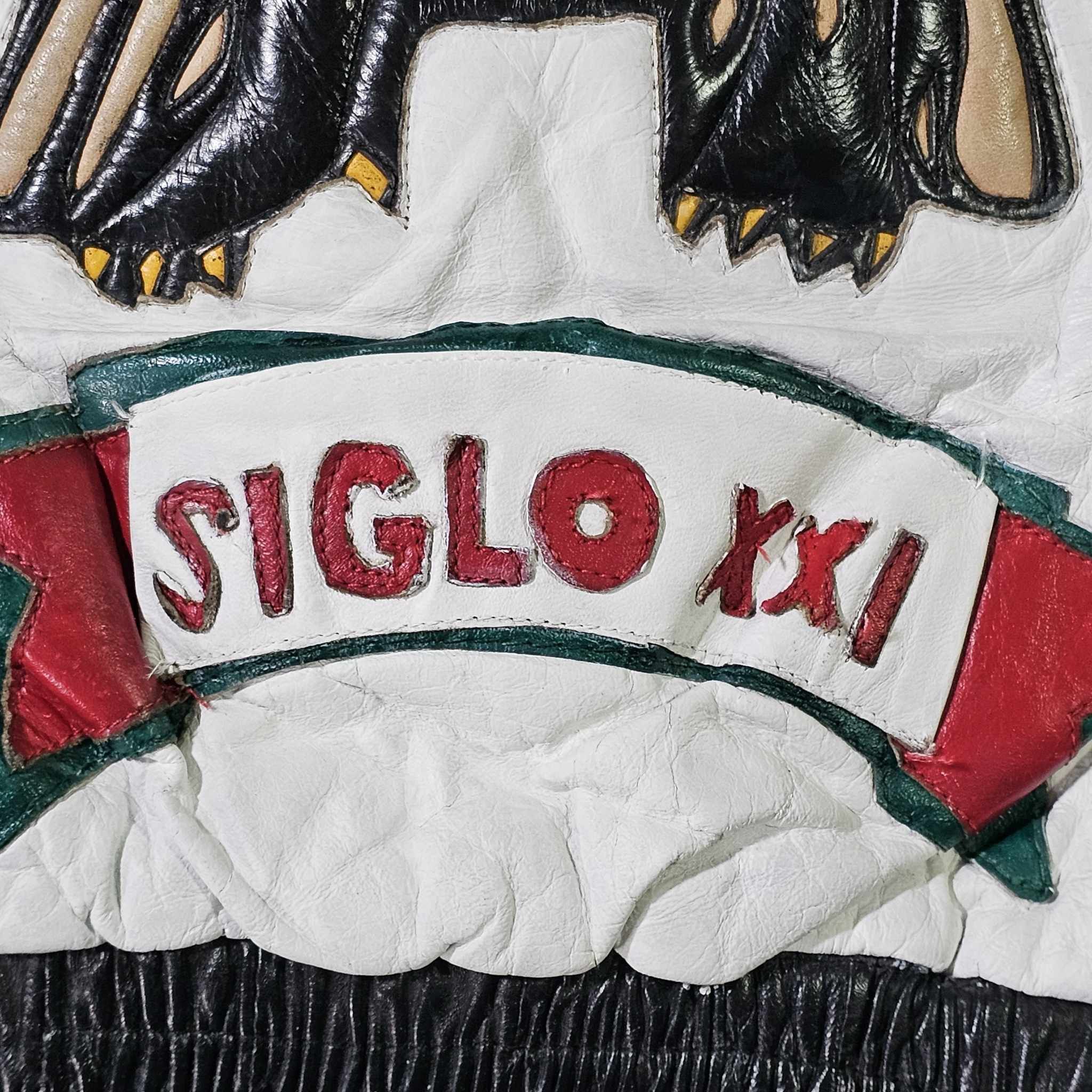 Vintage Mexico Vintage 90s Custom Leather Biker Eagle Jacket Size US M / EU 48-50 / 2 - 8 Thumbnail