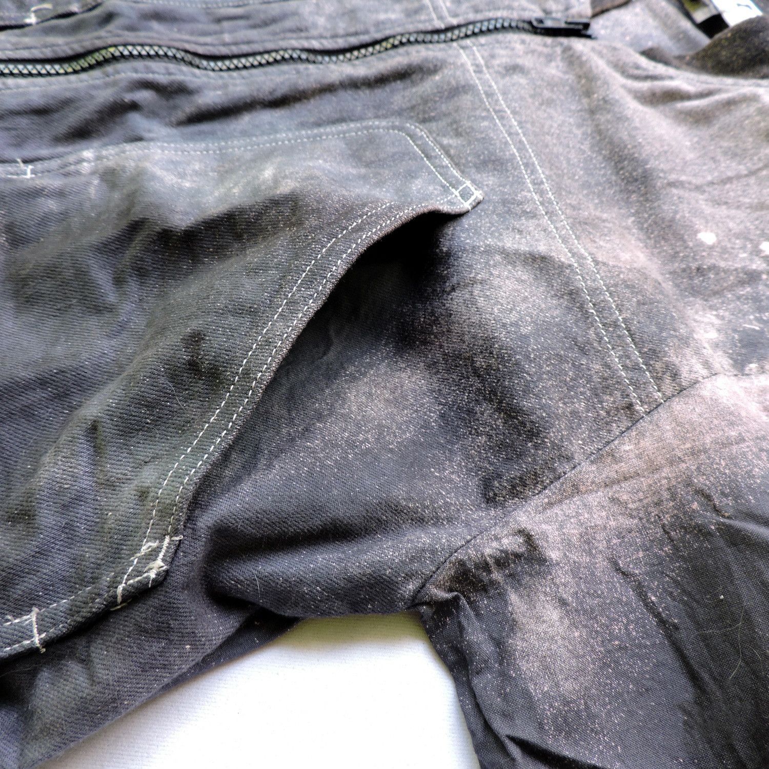 FUMITO GANRYU BLEACHING 'INFORMATION ISN'T KNOWLEDGE' JACKET
