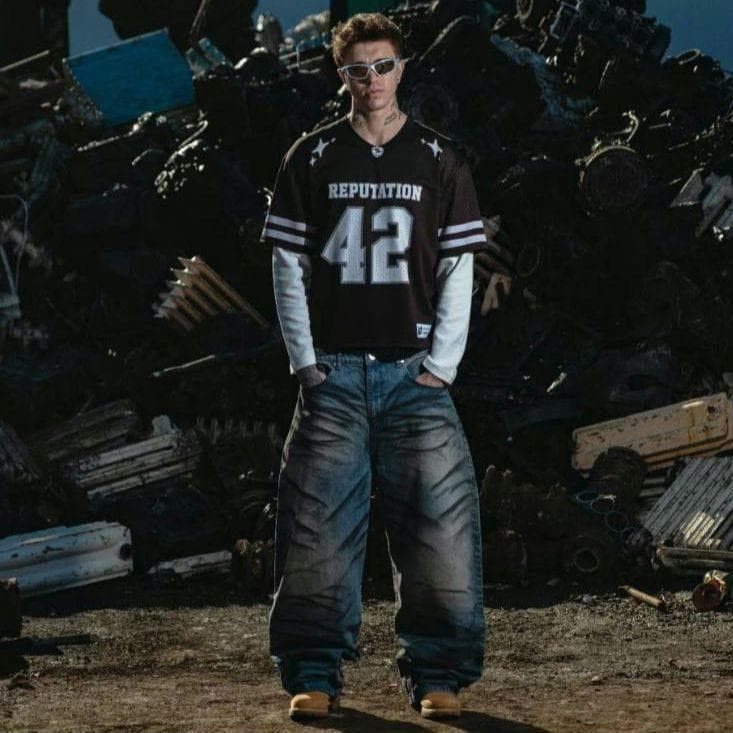 Reputation Studios Reputation Studios “42 Jersey” Long Sleeve Mesh Top L Size US L / EU 52-54 / 3 - 12 Thumbnail