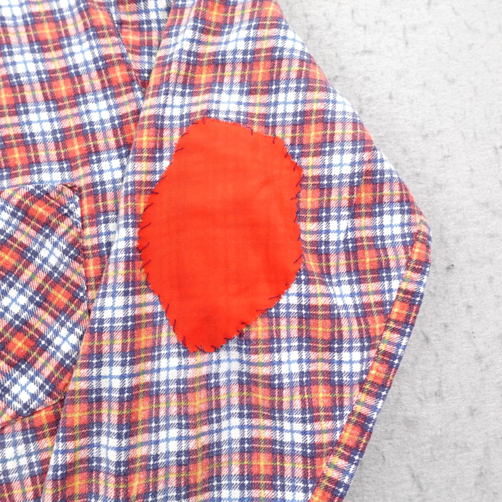 Sears VINTAGE Sears Kings Road Shirt Men M Red Plaid Flannel Button Up 70s Grunge - Cotton Pocketed Size US M / EU 48-50 / 2 - 5 Thumbnail