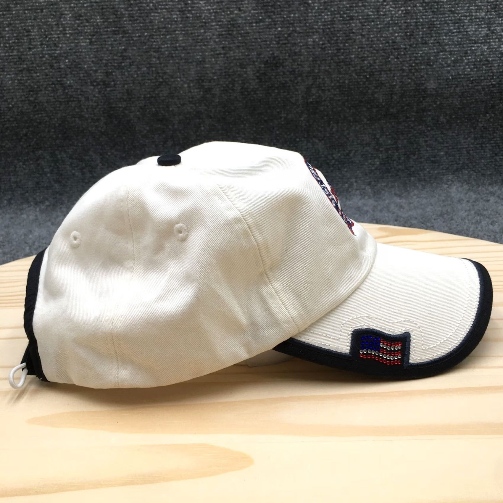 Logo 7 PGA Hazeltine 2009 Baseball Cap Hat Womens One Size White Logo - 91st Championship, Kate Lord, Vintage? No, 100s of items Size ONE SIZE - 5 Thumbnail