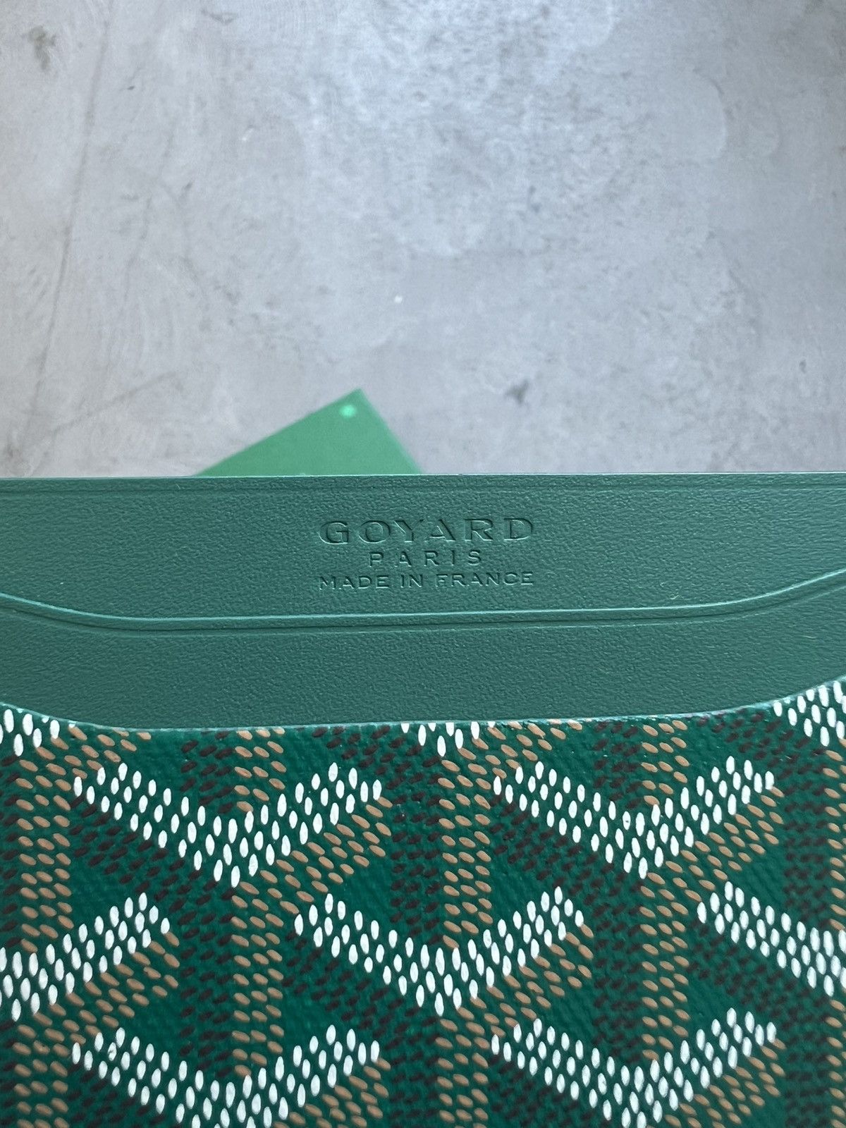 Goyard Goyard Green Card Holder Size ONE SIZE - 3 Thumbnail
