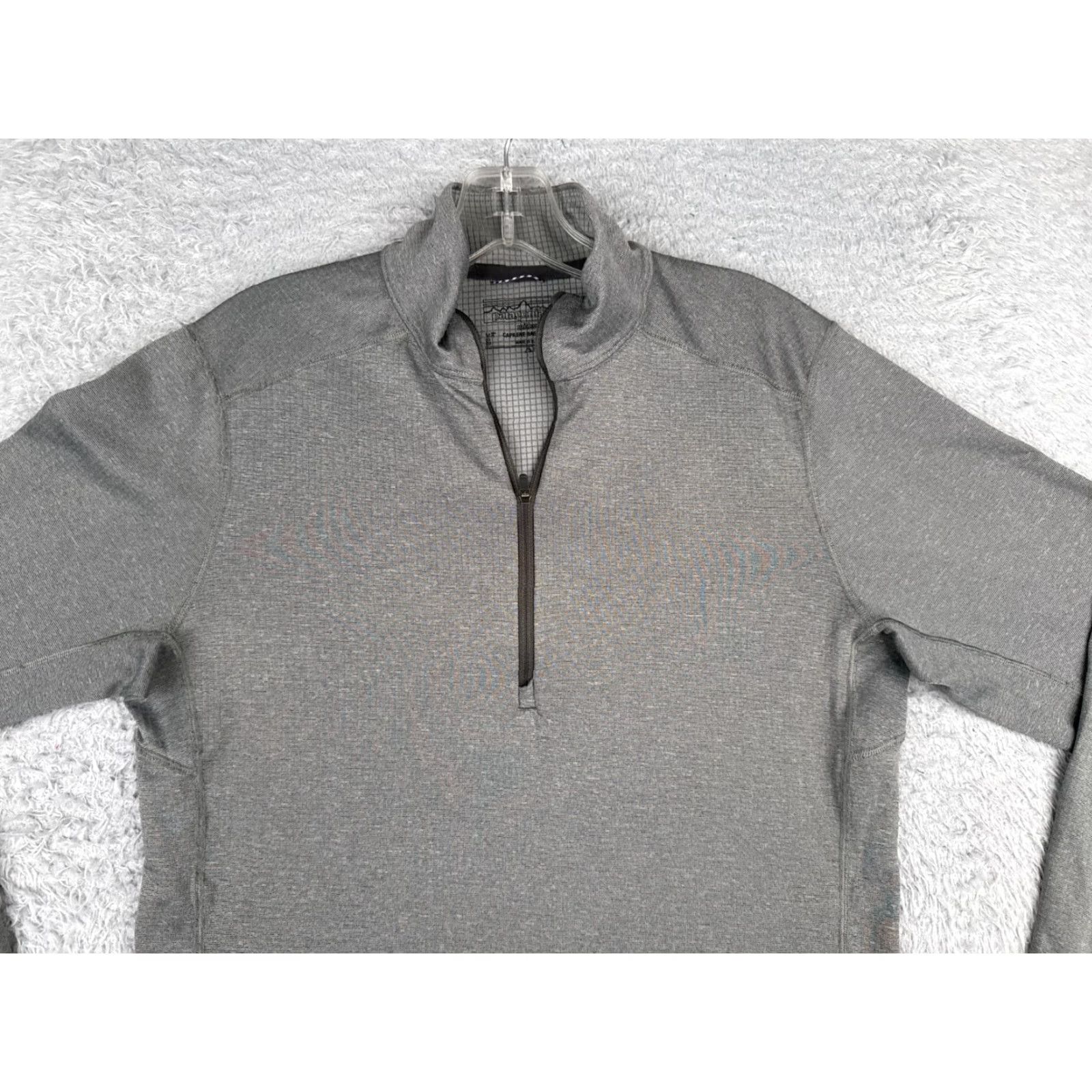 Patagonia Patagonia Shirt Men Small Gray Capilene Midweight 1/4 Zip Polyester Long Sleeve Size US S / EU 44-46 / 1 - 4 Thumbnail