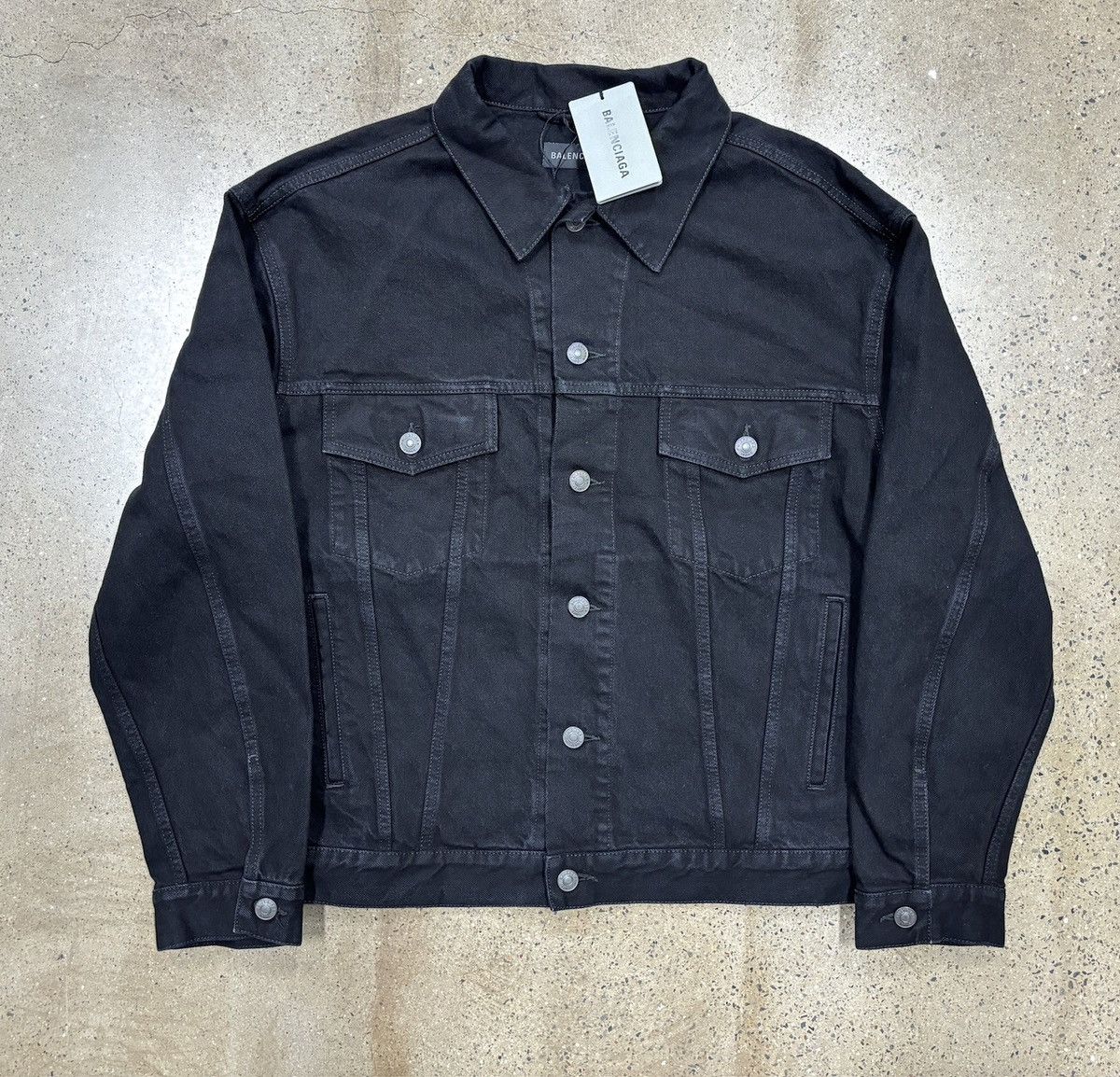 Balenciaga Balenciaga Diamond logo Denim Jacket Size US L / EU 52-54 / 3 - 2 Thumbnail