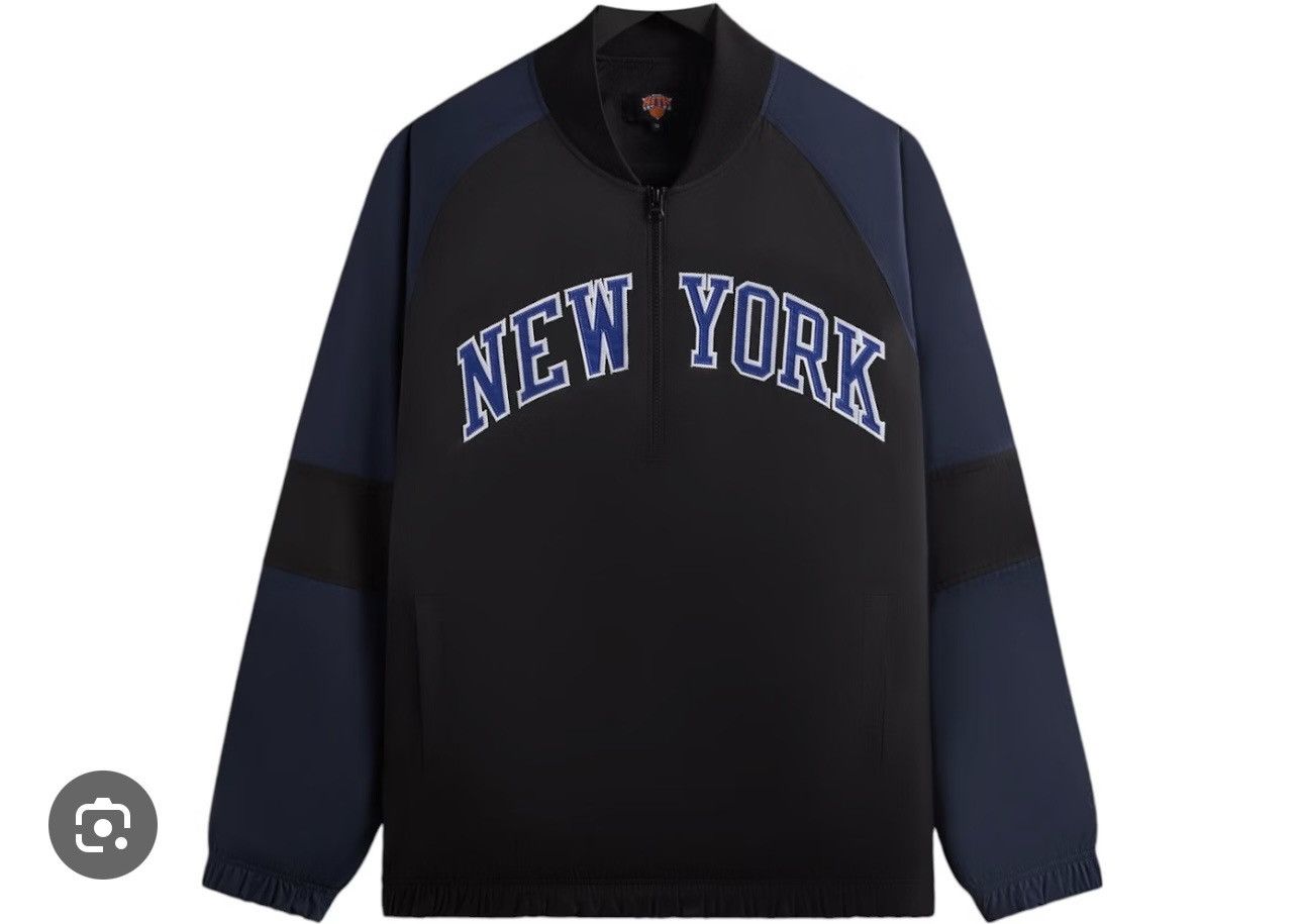 Kith × NBA Kith knicks ball nylon quarter zip black Size US XXL / EU 58 / 5 - 1 Thumbnail
