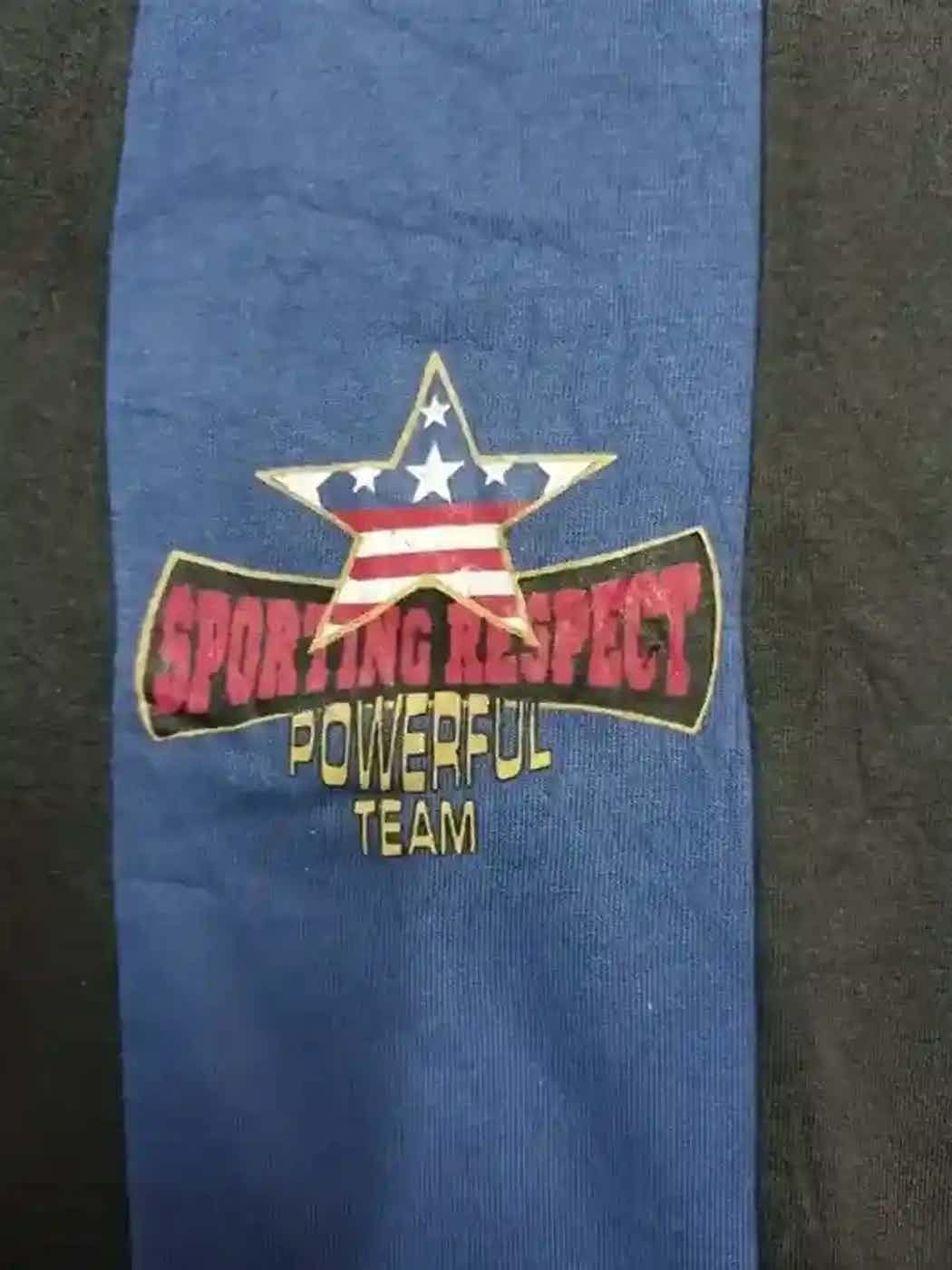 Vintage Vintage Nonorboy Sporting Respect Powerful Team T-shirt Size US XL / EU 56 / 4 - 6 Thumbnail