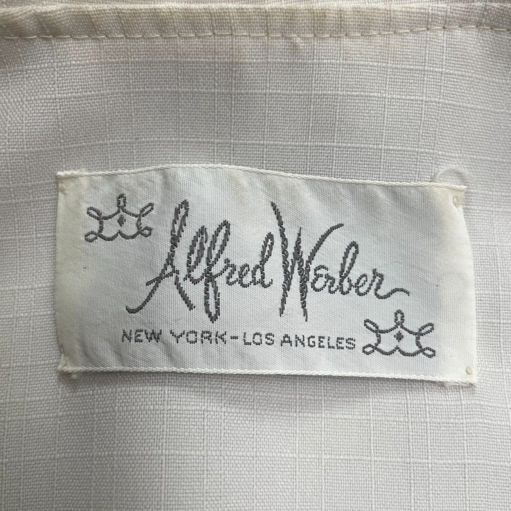 Vintage VINTAGE ILGWU Unlined Blazer Jacket Womens S Ivory Button Up Embroidered Blazer Jacket Size S / US 4 / IT 40 - 5 Thumbnail