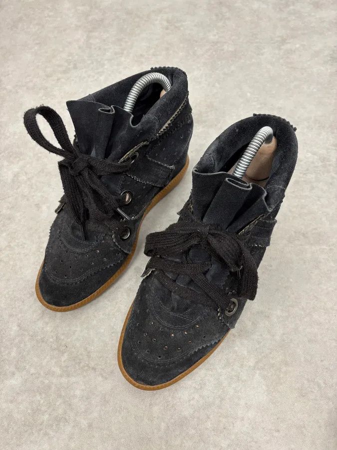 Isabel Marant Isabel Marant Black Suede High Boots Size US 7 / IT 37 - 4 Thumbnail