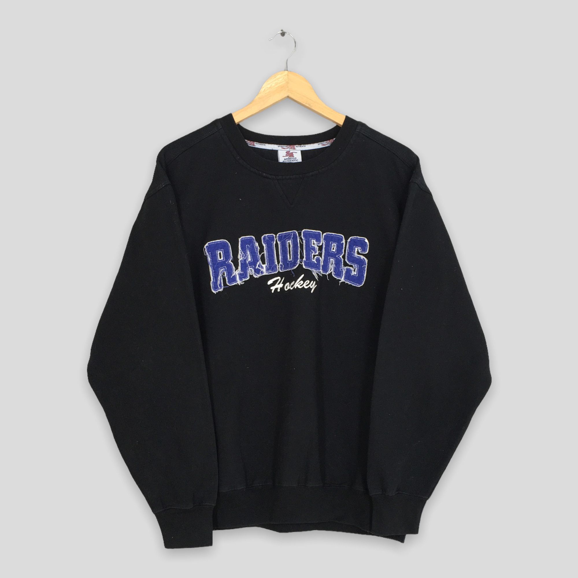 NHL Vintage Raiders Hockey Black Sweatshirt Medium Size US M / EU 48-50 / 2 - 1 Thumbnail