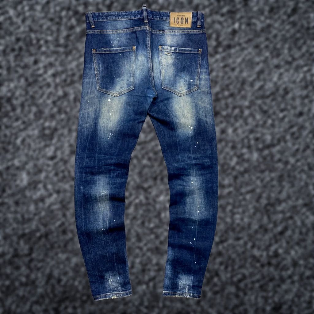 Dsquared2 Dsquared2 Jeans Mens Denim Pants Size 34 Blue Slim Regular Inseam 81 cm Outseam 106 cm Logo Accents Vintage: No Size US 34 / EU 50 - 1 Thumbnail