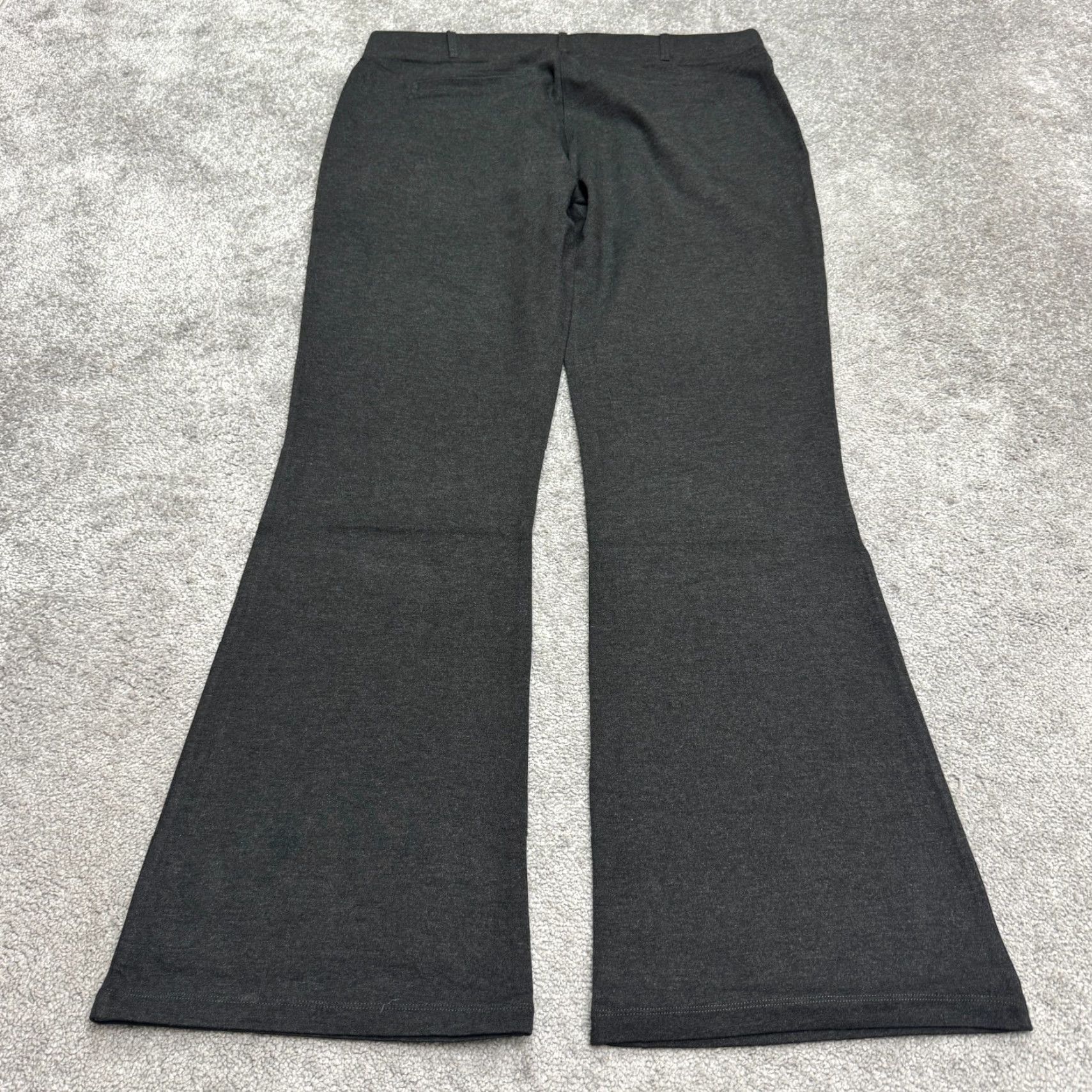 Vintage Betabrand Bootcut Classic Dress Yoga Pants Womens 1X Long Charcoal Stretch NWT Size 40" / US 18 - 2 Thumbnail