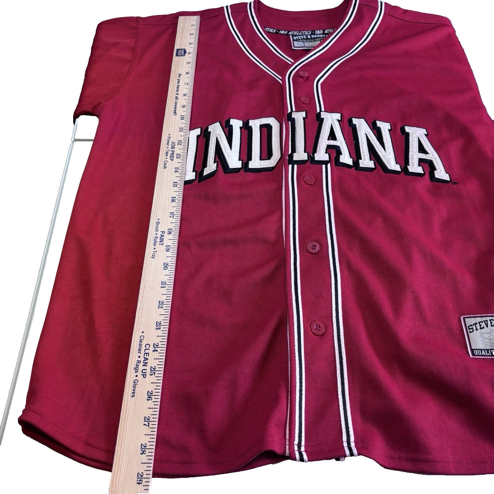 Steve And Barrys Vintage 90s Indiana University IU Hoosiers Jersey Shirt Men’ Size US L / EU 52-54 / 3 - 12 Thumbnail
