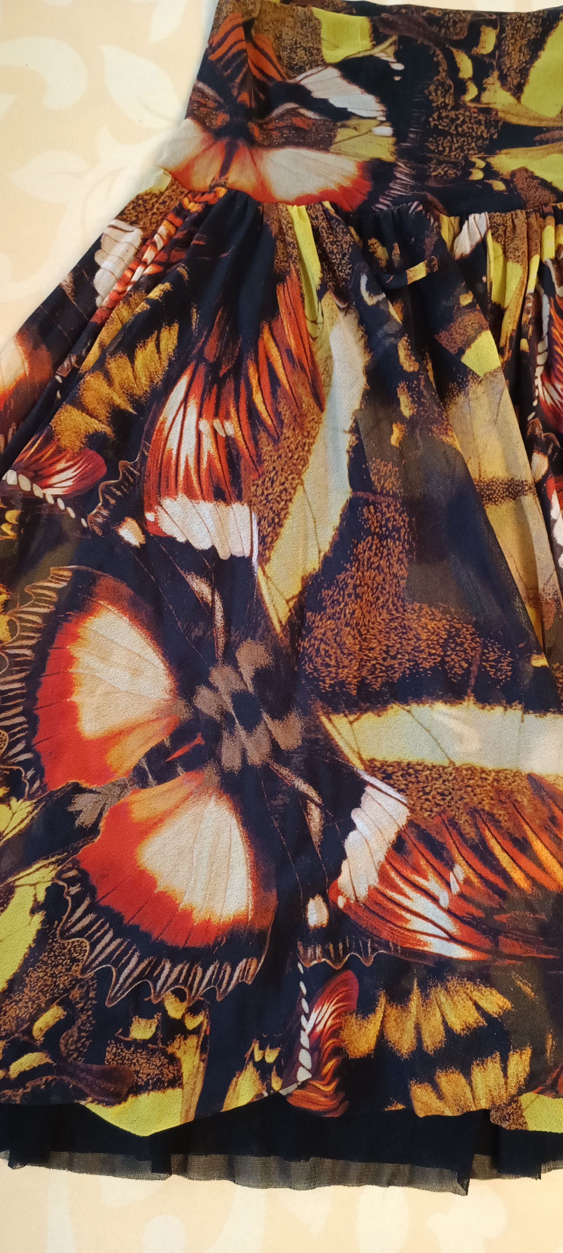Jean Paul Gaultier 2000's - Butterflies MIDI dress Size S / US 4 / IT 40 - 14 Thumbnail