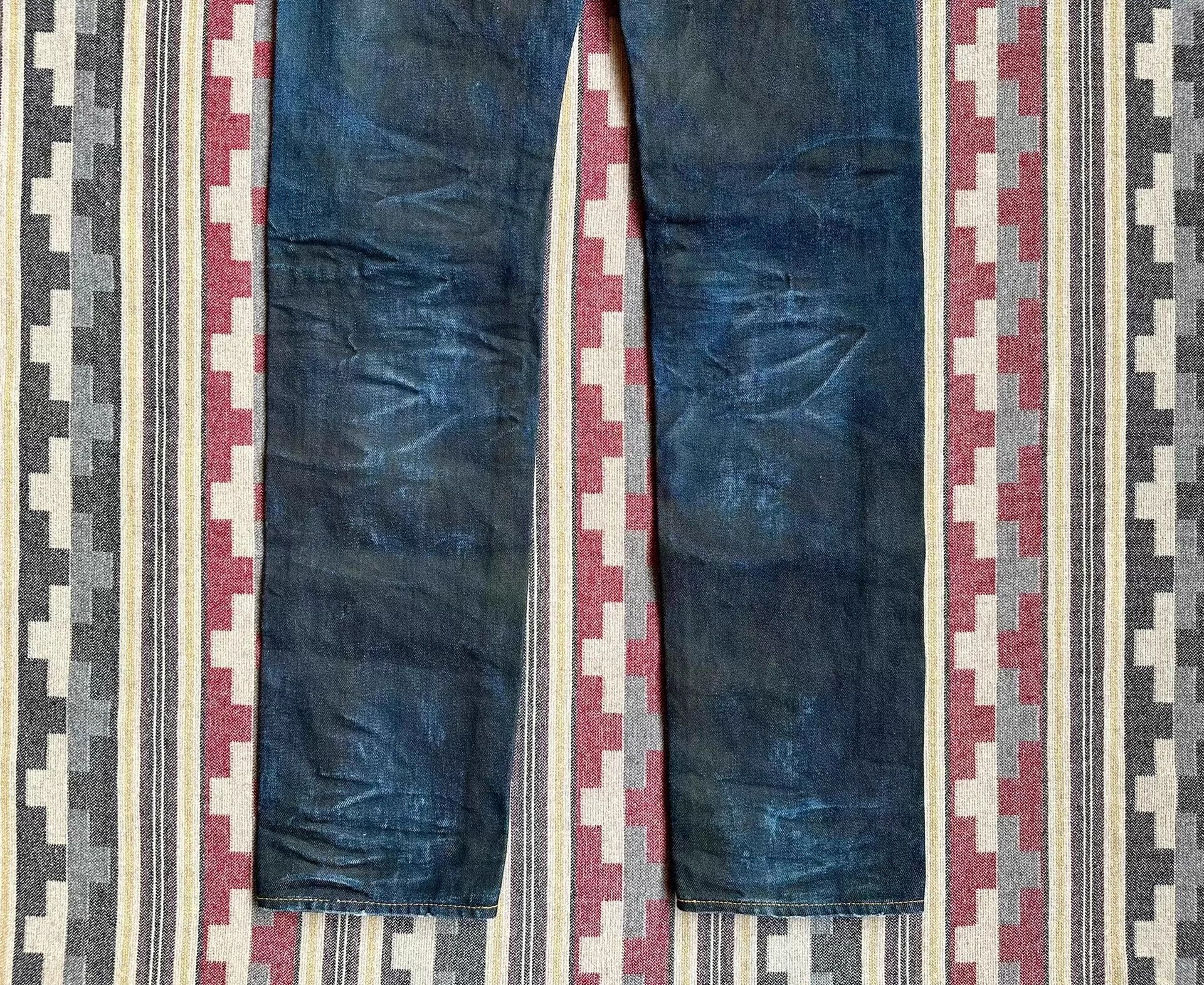 Prps Prps Noir Purple Heavily Washed Distressed Selvedge 32 Size US 32 / EU 48 - 7 Thumbnail