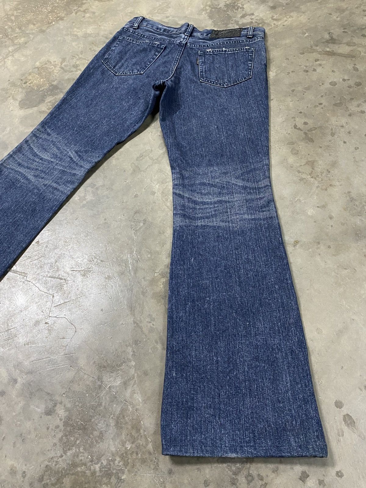 5351 POUR LES HOMMES × Japanese Brand Flared🔥5351 Pour Les Hommes Distressed Denim Boot Cut @210 Size US 31 - 9 Thumbnail