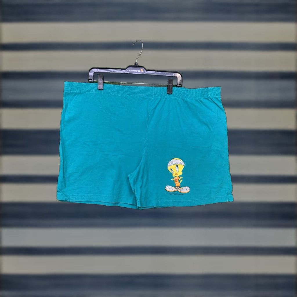 Vintage VINTAGE Tweety Bird Looney Tunes Shorts Womens 2XL CMG Stretch Lounge Comfort Size 40" / US 18 - 1 Thumbnail