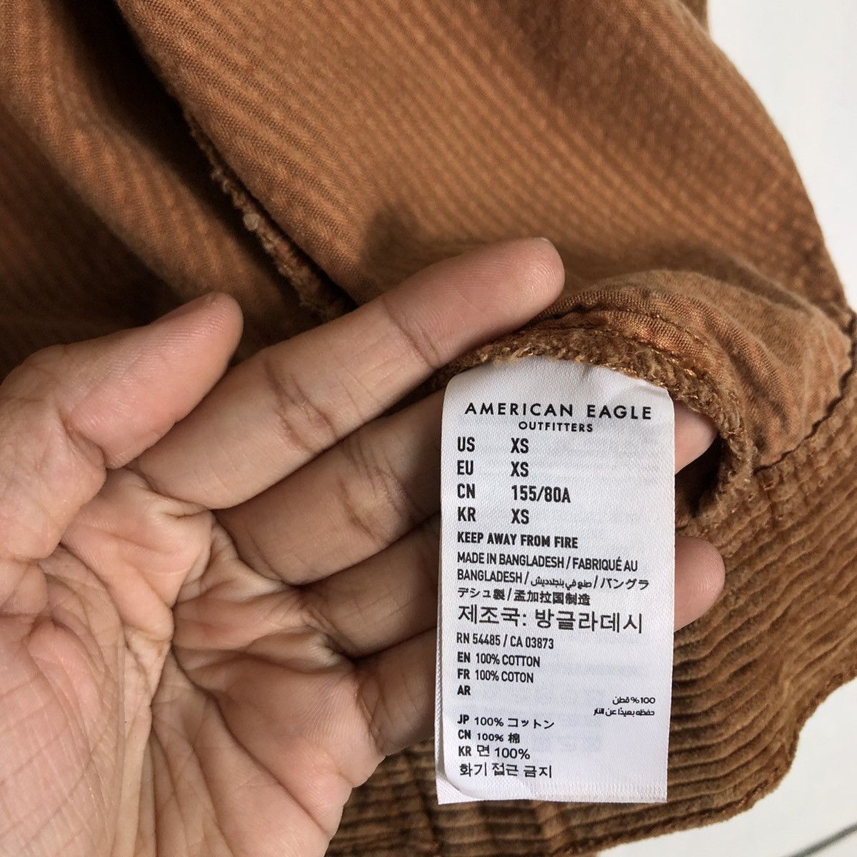 Japanese Brand 🔥American Holic Biker Corduroy Cropped Jacket Size US XS / EU 42 / 0 - 14 Thumbnail
