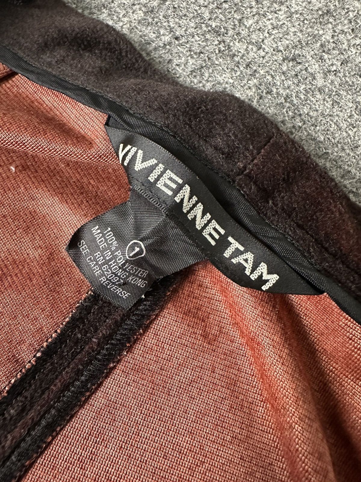 Vivienne Tam Vivienne Tam - 90’s Lantern Lights Velvet Polyester Pants Size 30" / US 8 / IT 44 - 7 Thumbnail