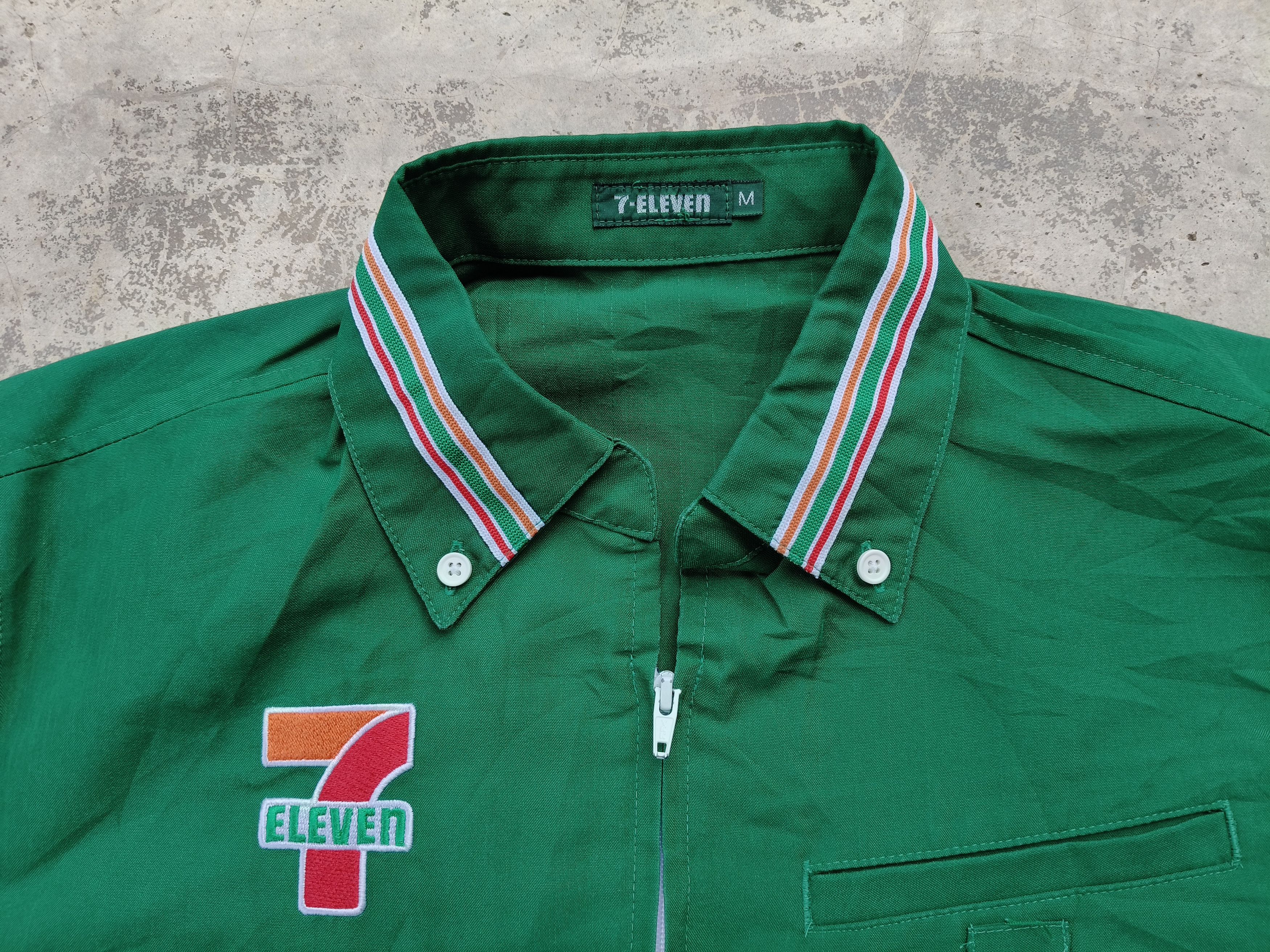 Japanese Brand 7-elevan Workers Zipper Shirt Size US M / EU 48-50 / 2 - 6 Thumbnail