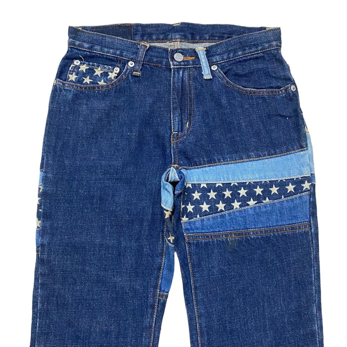 Hysteric Glamour Hysteric Glamour Hagi Patchwork American Flare Jeans Size 26" / US 2 / IT 38 - 3 Thumbnail