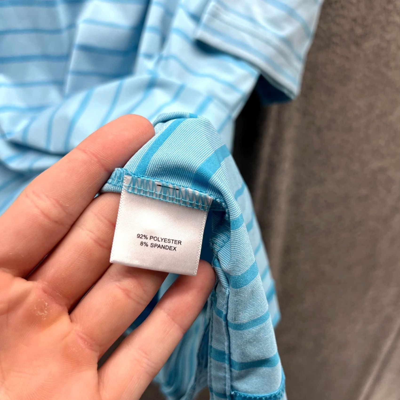Peter Millar VINTAGE? No — Peter Millar Polo Shirt Men Large Blue Striped Summer Comfort Palm Beach Golf Shirt 48 in Chest Modern? No Size US L / EU 52-54 / 3 - 3 Thumbnail